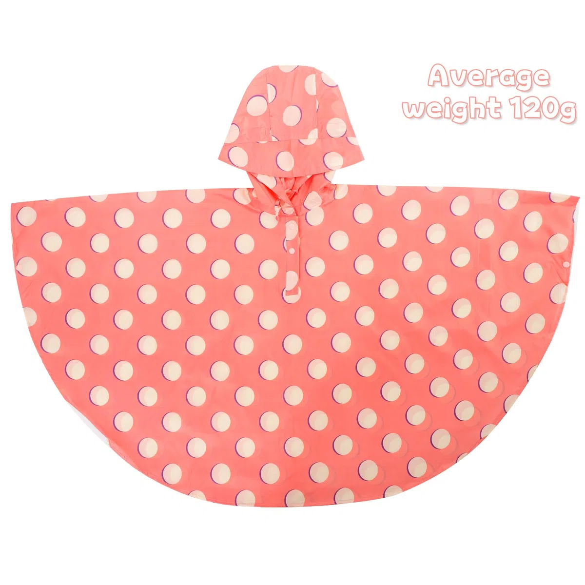 KAKU NANU Mantellina Pioggia Bambino Bambina 3-14 Anni con Cappuccio Poncho Antipioggia Tascabile con Custodia Rosso Giallo Blu Rosa