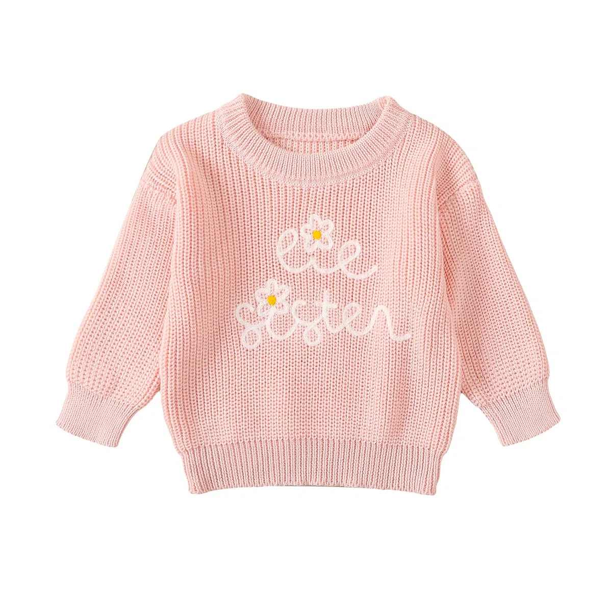 Maglione per Bambine Sorella Maggiore Sorellina Felpa a Maniche Lunghe Outfit Invernali per Neonati