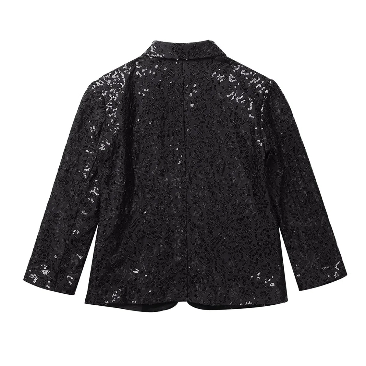 Freebily Blazer Bambini e Ragazzi Giacca con Paillettes Slim Fit Capotto Tuxedo Giacche Eleganti Vestiti da Cerimonia Nuziale Blazer Smoking Battesimo Matrimonio, 6-16 Anni