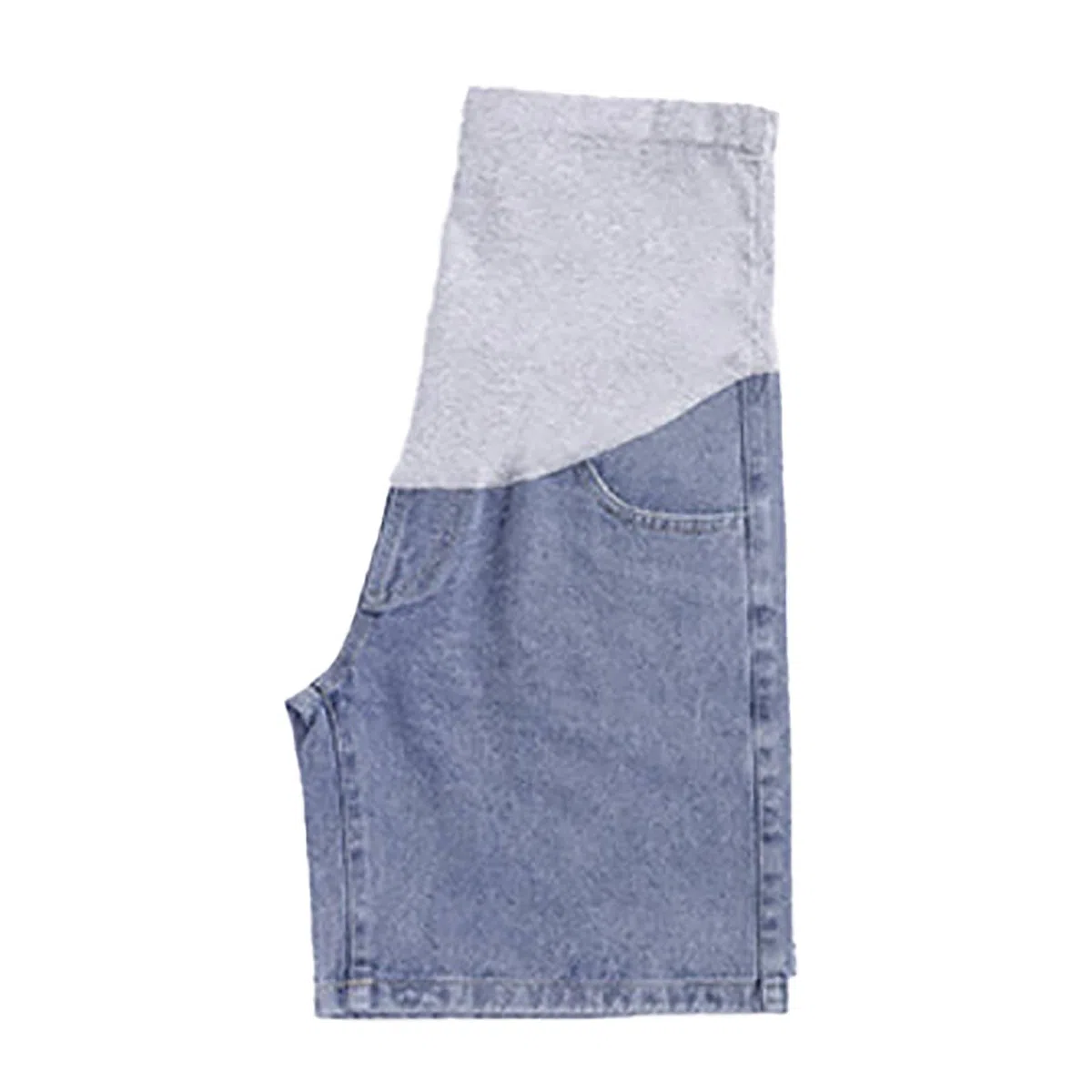 2025 Pantaloni Premaman Donna Elasticizzati Vita Alta Jeans Gravidanza Estivi Casual Vestibilità Casual Pantaloncini a Gamba Diritta Confortevoli Per Uso Quotidiano Pantaloni Pioggia Donna, Blu, M