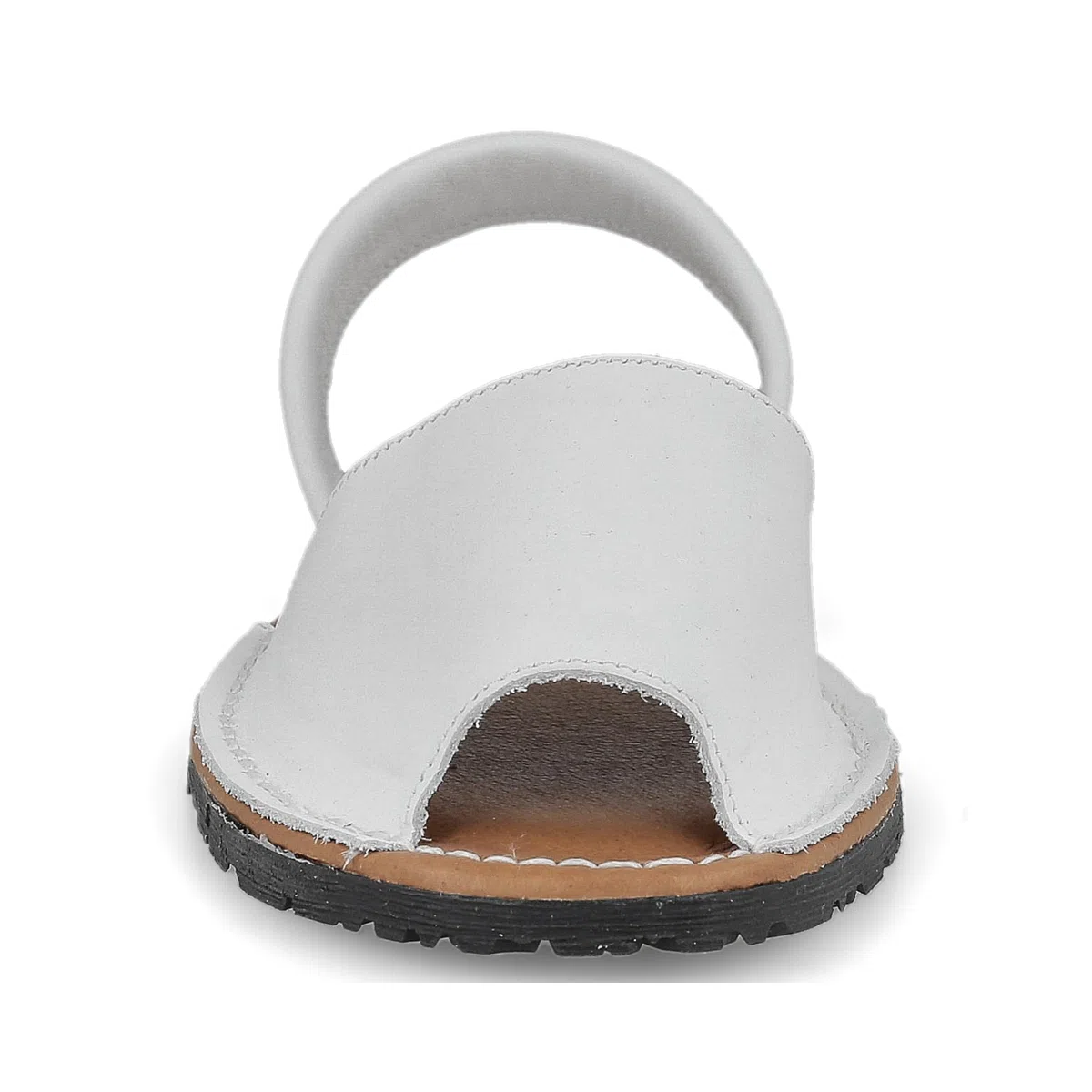 Menorquinas Avarcas per Donna Uomo Unisex Uomo Unisex. Menorcan Scarpe. Sandali Espadrilla Estivi. Articolo di Pelle della Spagna. Pianta Imbottita. Tallone Aperto. Bianco, Nero, Marrone