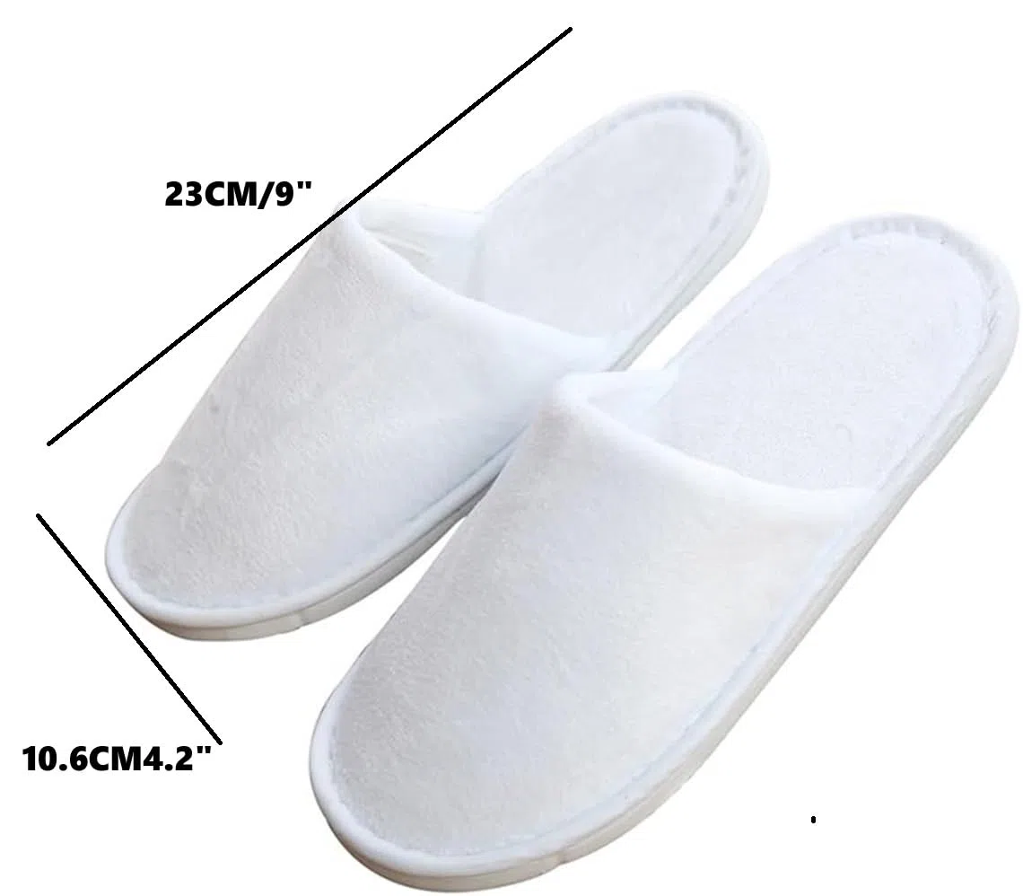 6 paia di pantofole usa e getta antiscivolo per bambini, per hotel, casa, viaggi e feste