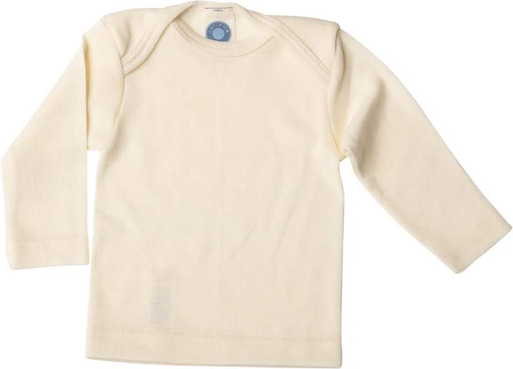 Cosilana, Baby Vest Long Sleeve 70% Wool 30% Silk