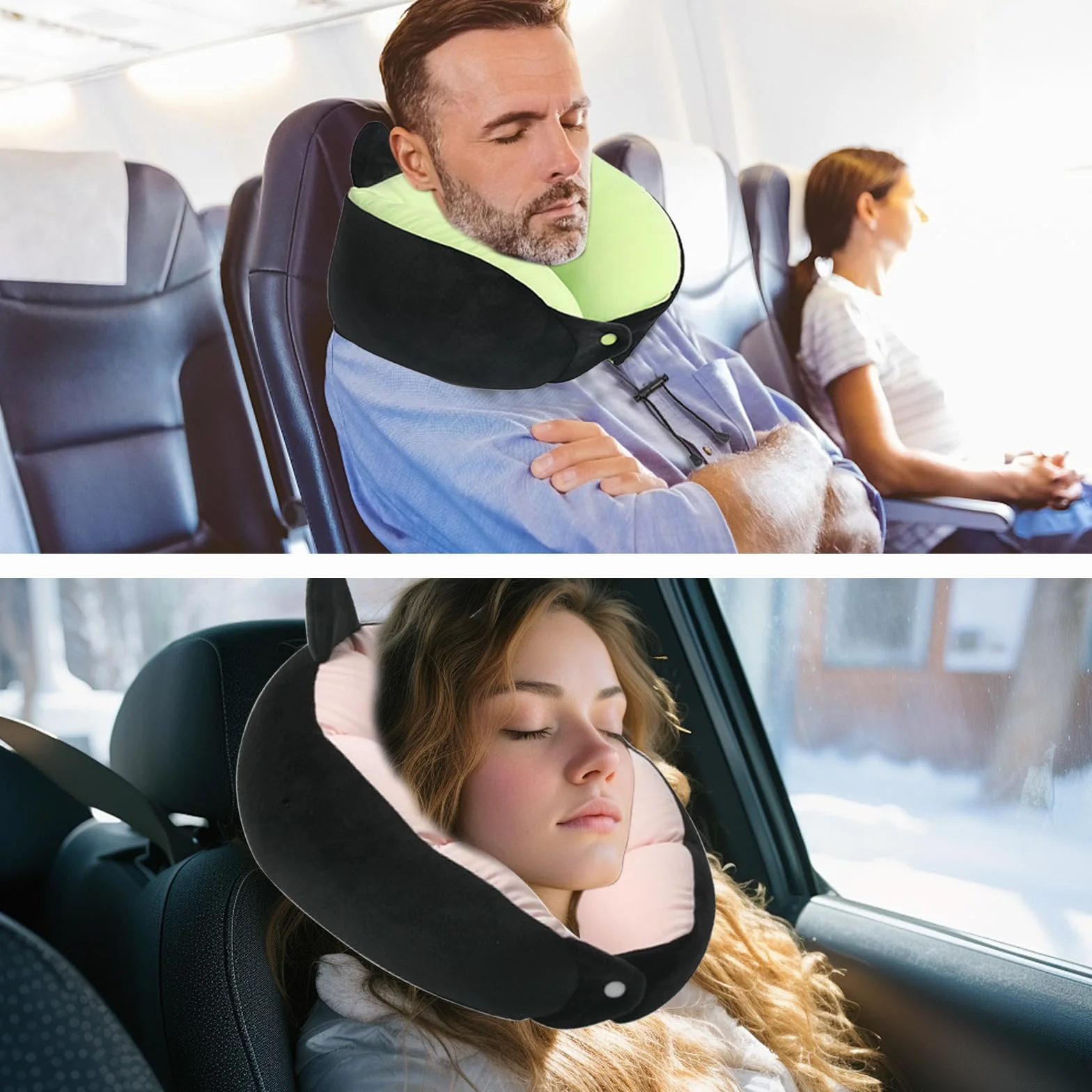 Cuscino A Forma Di U Dei Cartoni Animati, Cuscino Da Viaggio, Cuscino Da Viaggio Per Bambini, Trasformabile, Adatto Per Viaggi, Casa E Ufficio (Cuscino Transformer A)