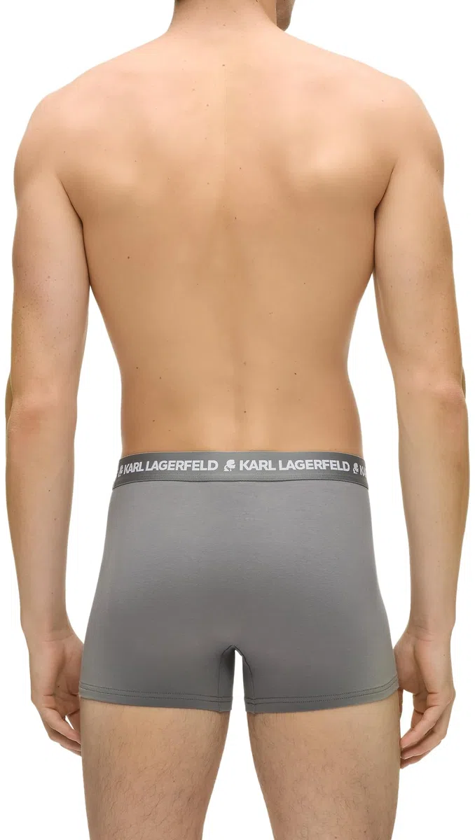 Karl Lagerfeld Karl Lagerfeld, Men's, Logo Trunk Multiband (3 Pack) Trunks Uomo