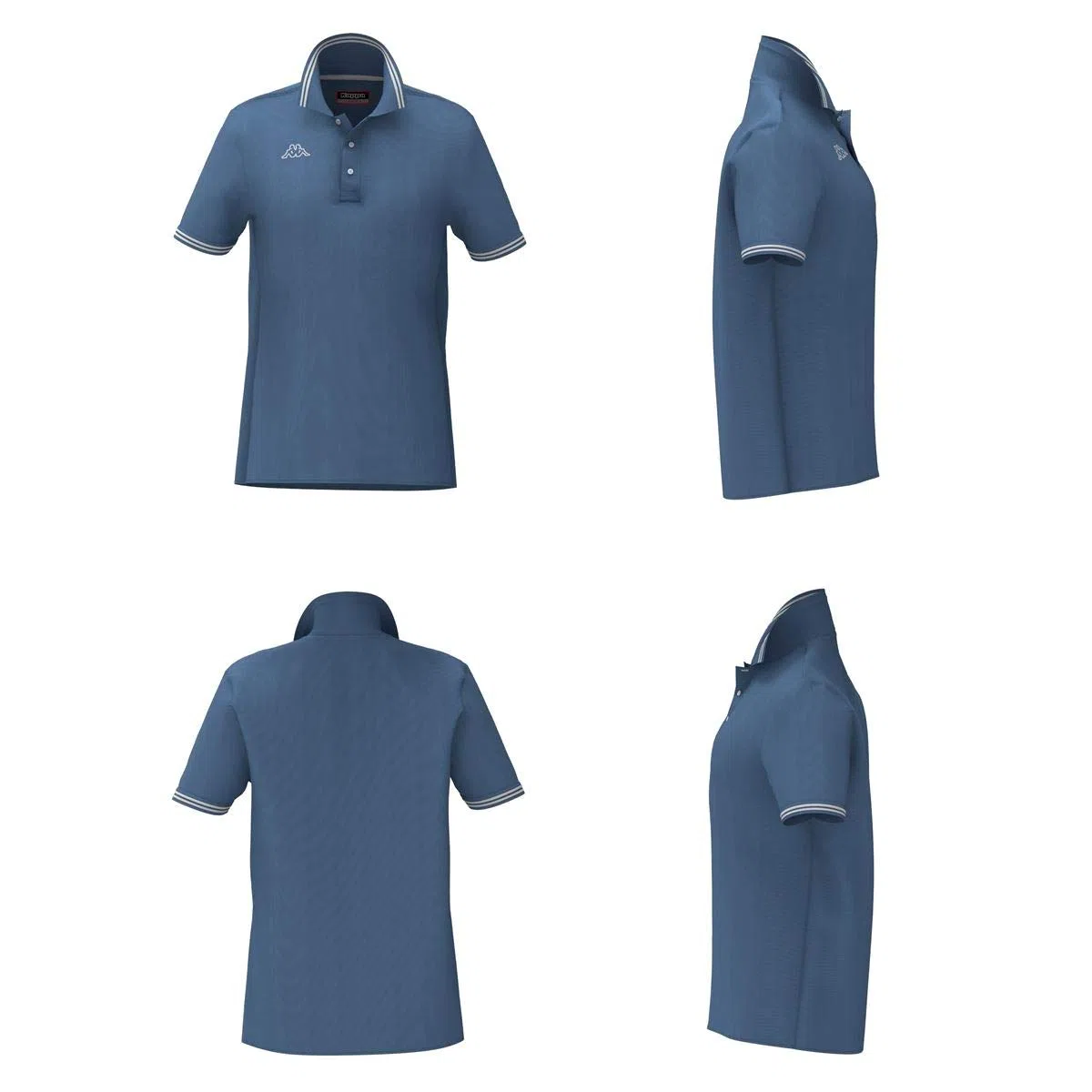 Kappa - Polo, Uomo, Cotone, Sportivo, Modello: Logo Sharas MSS
