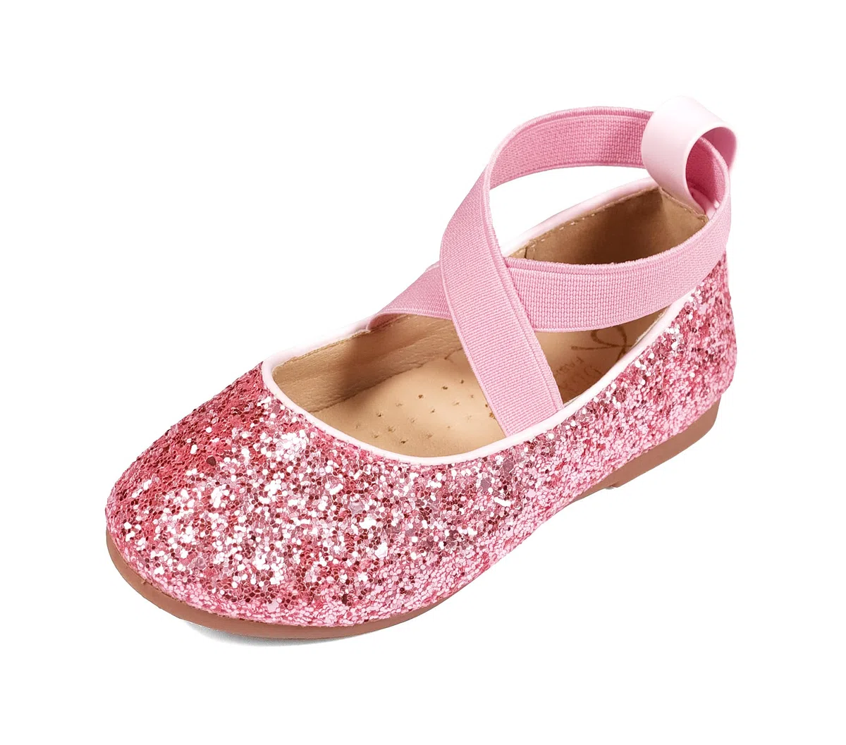 Scarpe Principessa per Ragazza Bambina Bimba, Scarpe Ballerine con Paillettes Eleganti per Cerimonia Festa