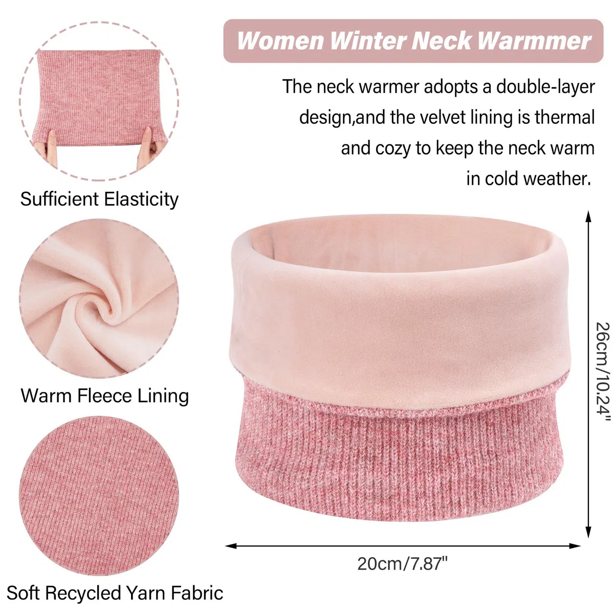 ZASFOU Donna Inverno Berretto Cappelli Sciarpa Touchscreen Guanti Set Caldo Maglia Teschio Caps per Le Donne Uomini