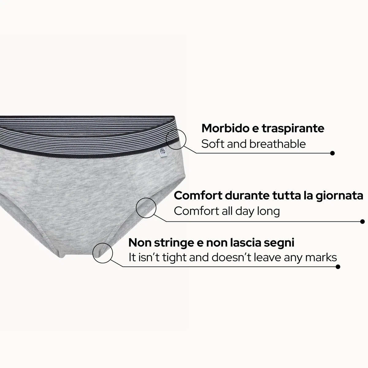 POMPEA Slip Boy Elast. Intimo Bambini e Ragazzi (Pacco da 6)