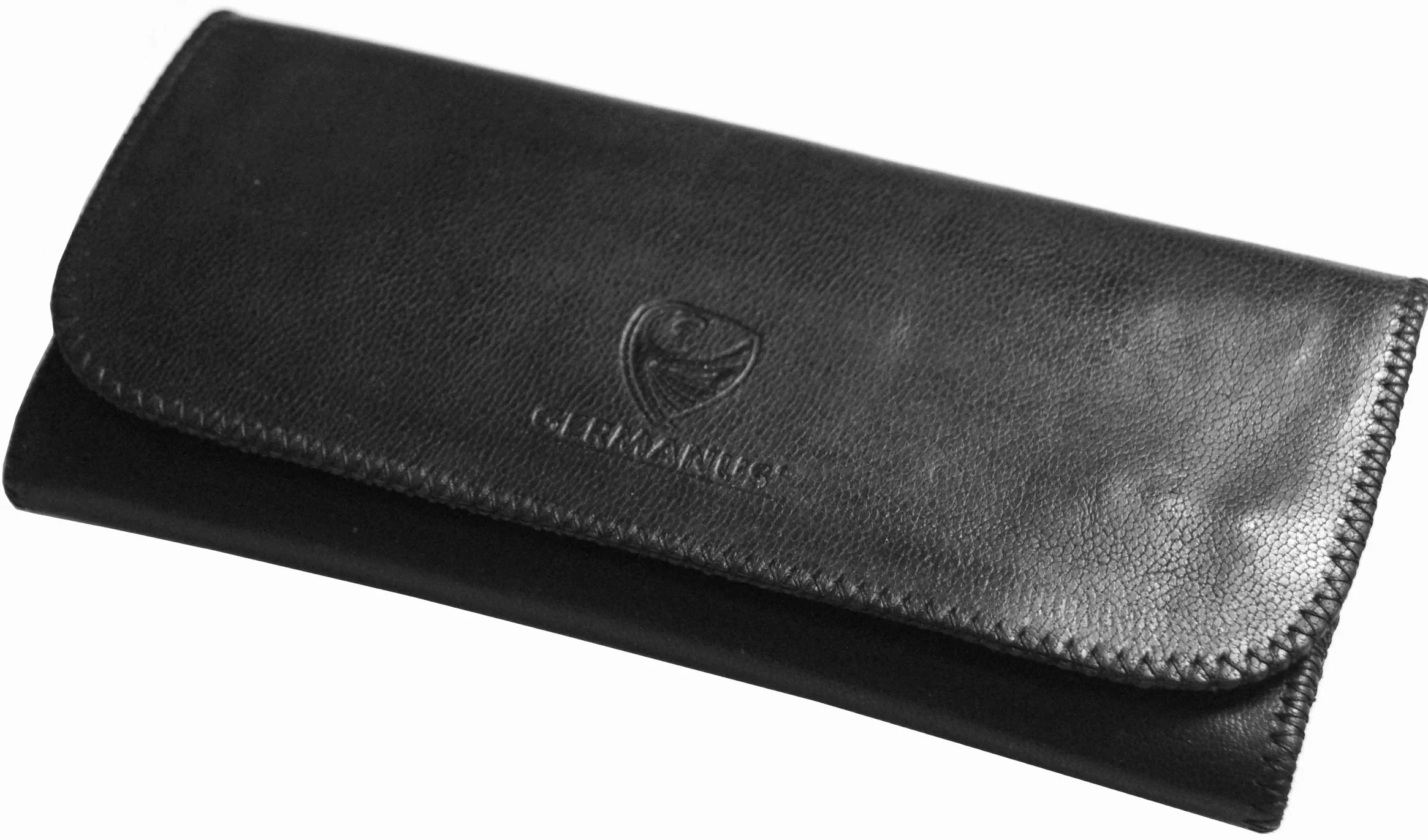GERMANUS Astuccio Porta Tabacco - Made in EU - Vera Pelle, Furvus