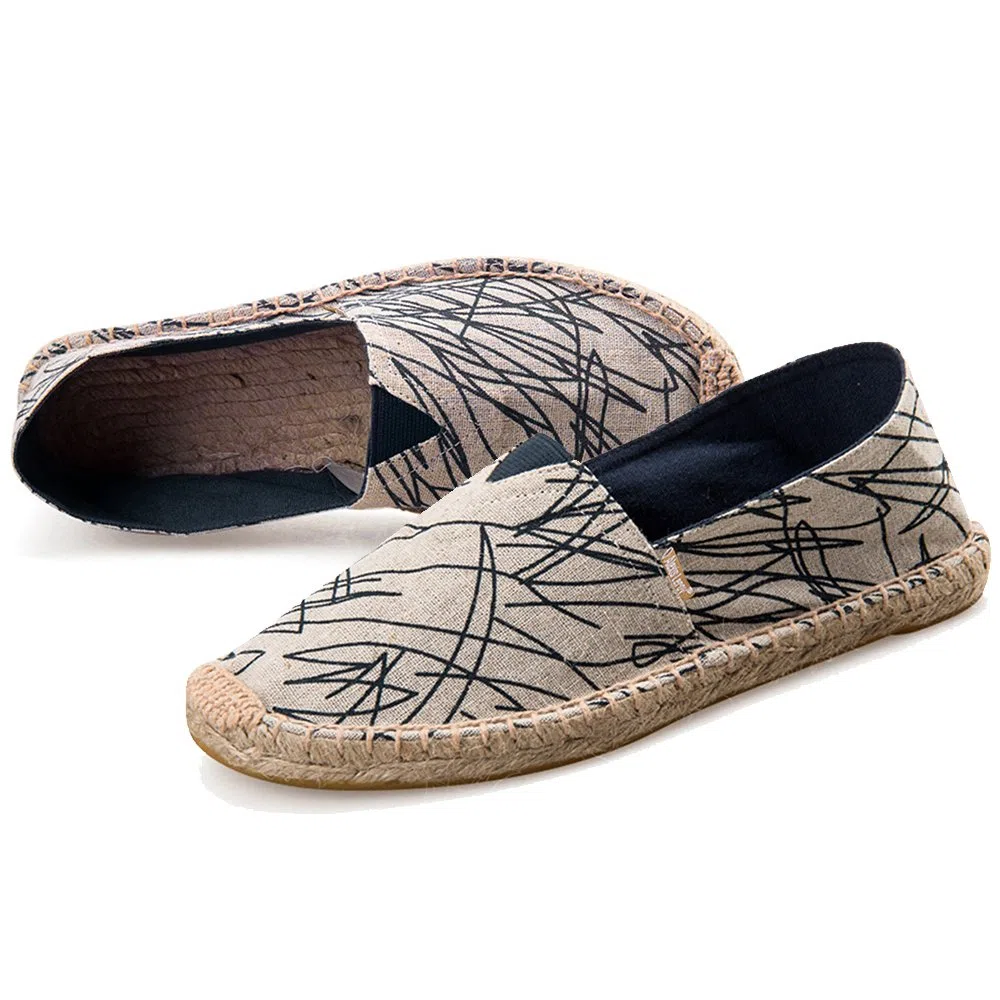 Alexis Leroy Graffiti, Espadrillas di Tela Uomo