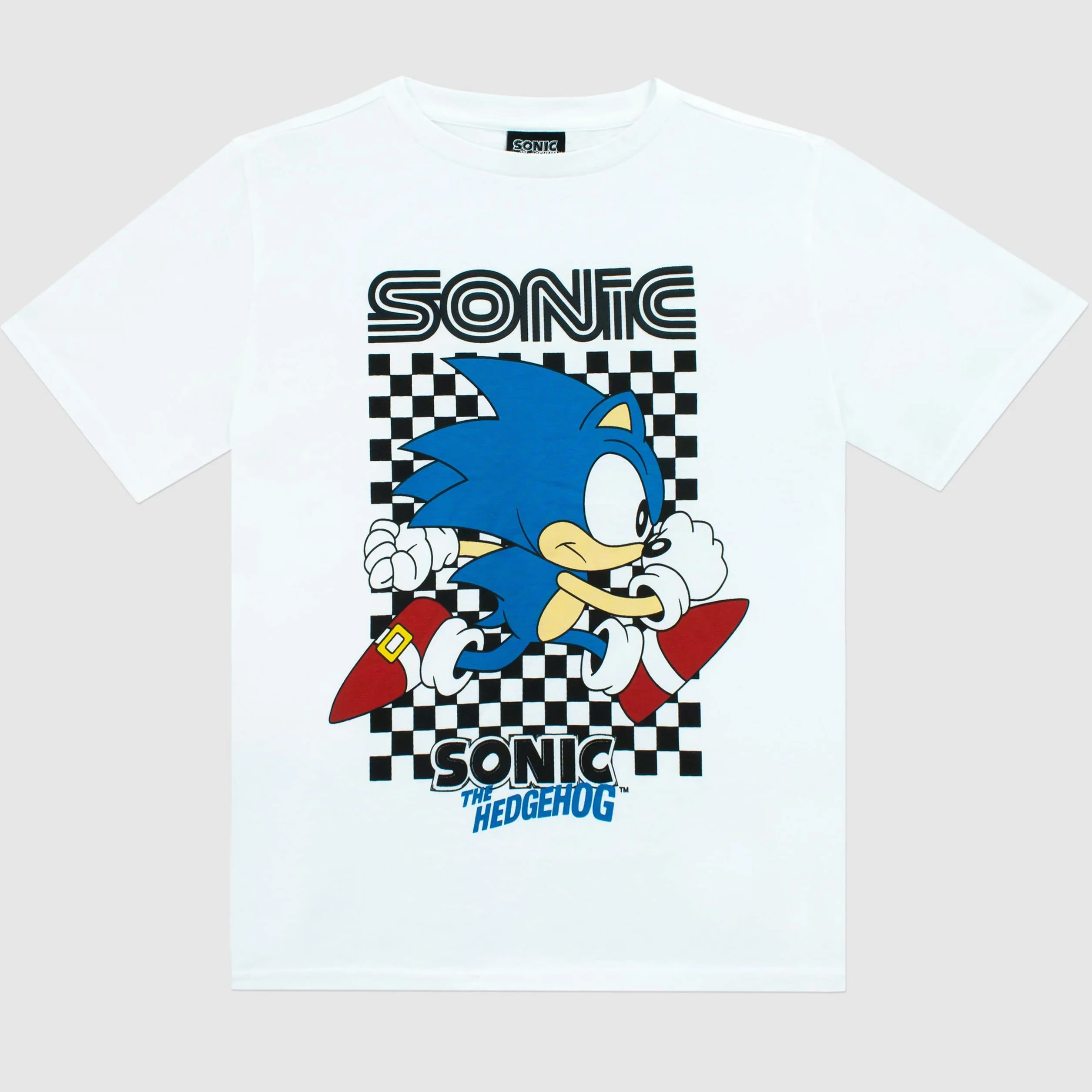 Sonic The Hedgehog - Set di Maglietta e Pantaloncini per Bambini Abbigliamento da Gioco per Ragazzi