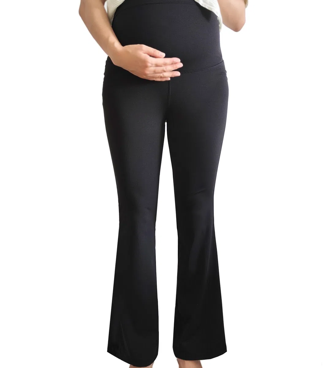 Leggings Premaman sul Pancione, Pantaloni Premaman da Donna Yoga Bootcut in Gravidanza per Lavoro Lounge Sportivi
