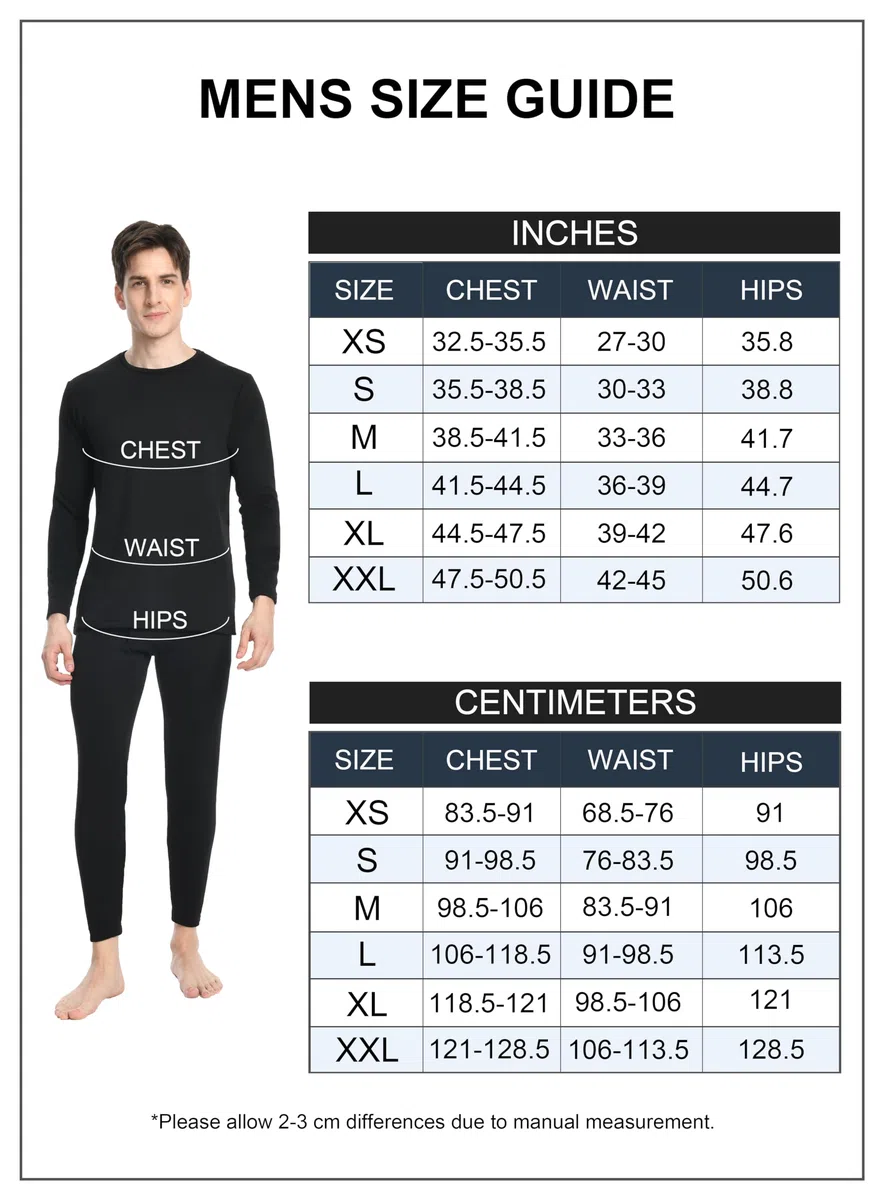 Nutria Maglia Termica Uomo Manica Lunga Pacco da 2, Maglie Termiche con Interno in Pile Girocollo, Biancheria Intima Termica Camicie Foderate in Pile per l'inverno Leggera Sci Corsa Ciclismo U07A