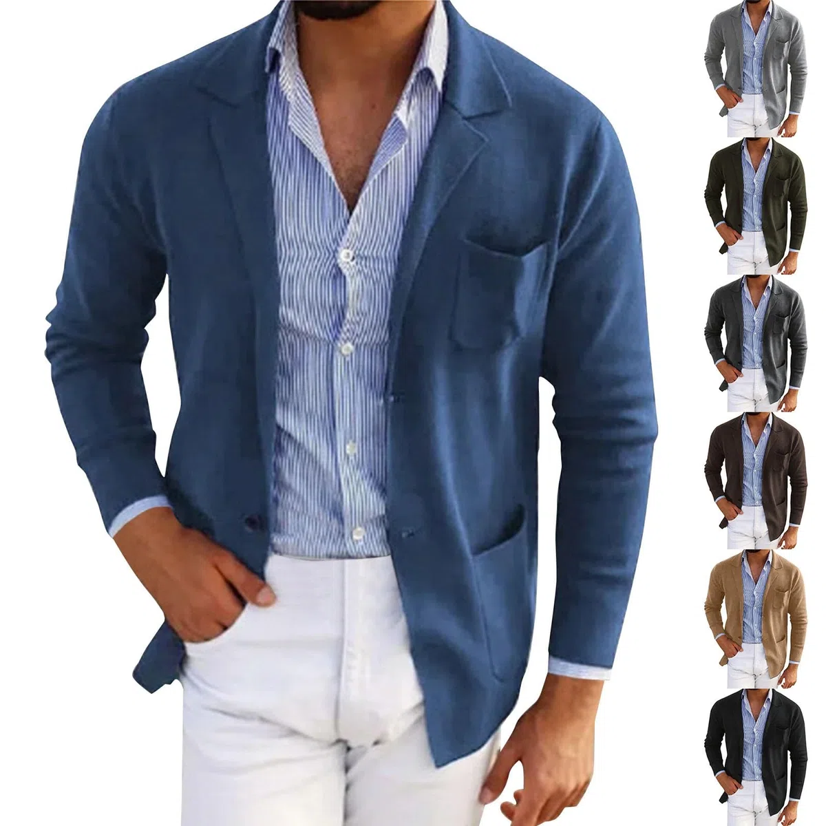 Blazer da uomo a maniche lunghe giacca blazer da uomo UK Slim Fit Smart Casual Business Suit Giacca sottile Blazer sportivo da uomo abiti leggeri abiti quotidiani Giacche per feste di nozze Top