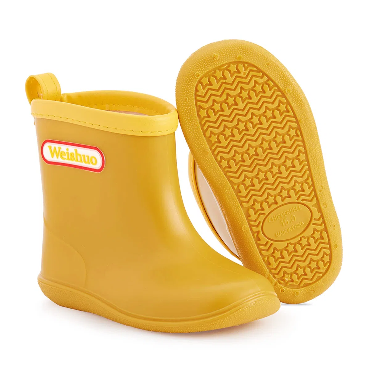 Stivali da Pioggia per Bambini Morbide Scarpe Antipioggia in PVC Resistente Impermeabile Antiscivolo Wellies Wellington per Bambini, Ragazzi e Ragazze