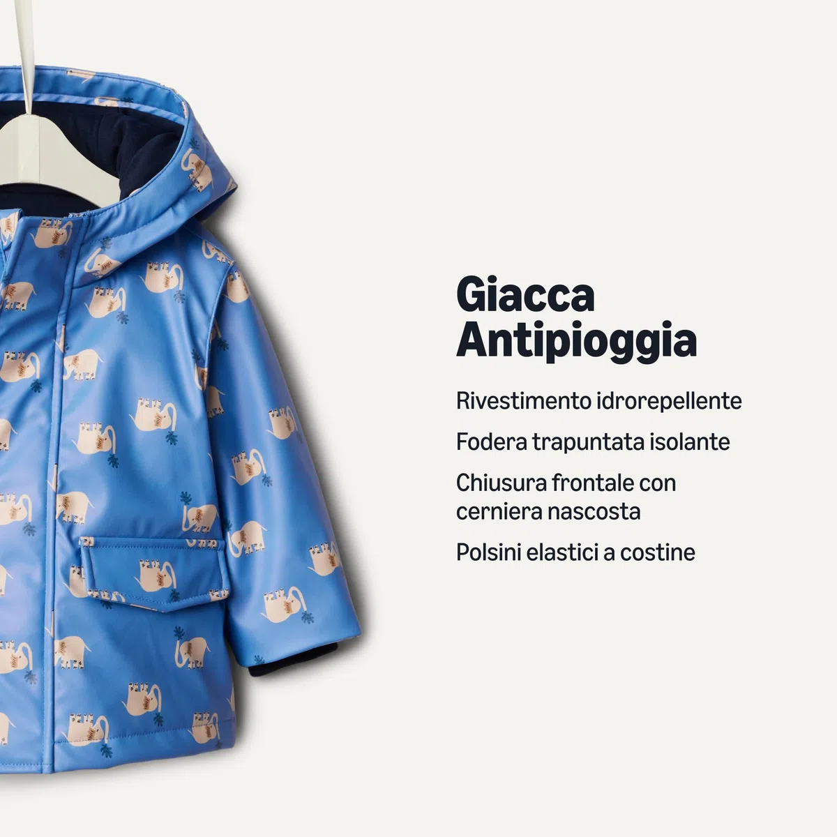 Amazon Essentials x Sofia Grainge Giacca Antipioggia Idrorepellente Bimbo e Bambino