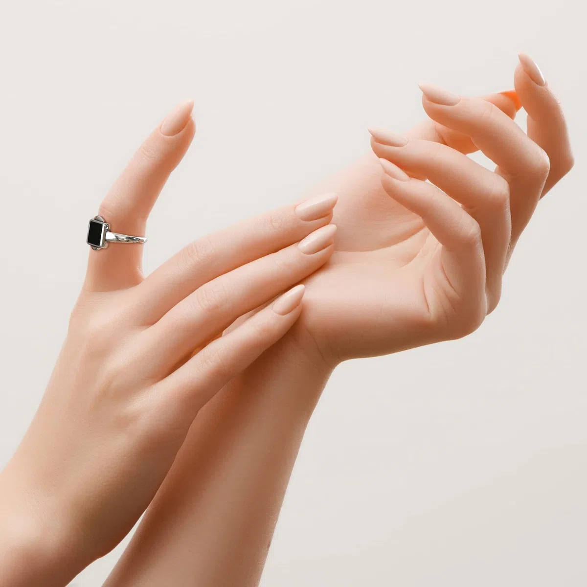 MILACOLATO Anello Argento 925 Regolabile per Donna Ragazze, Aperto Vintage Argento Nodo Celtico/Foglia CZ/Quadrato Smaltato Nero/Gioielli ad Anello a Dito Doppio Attorcigliato con Confezione Regalo
