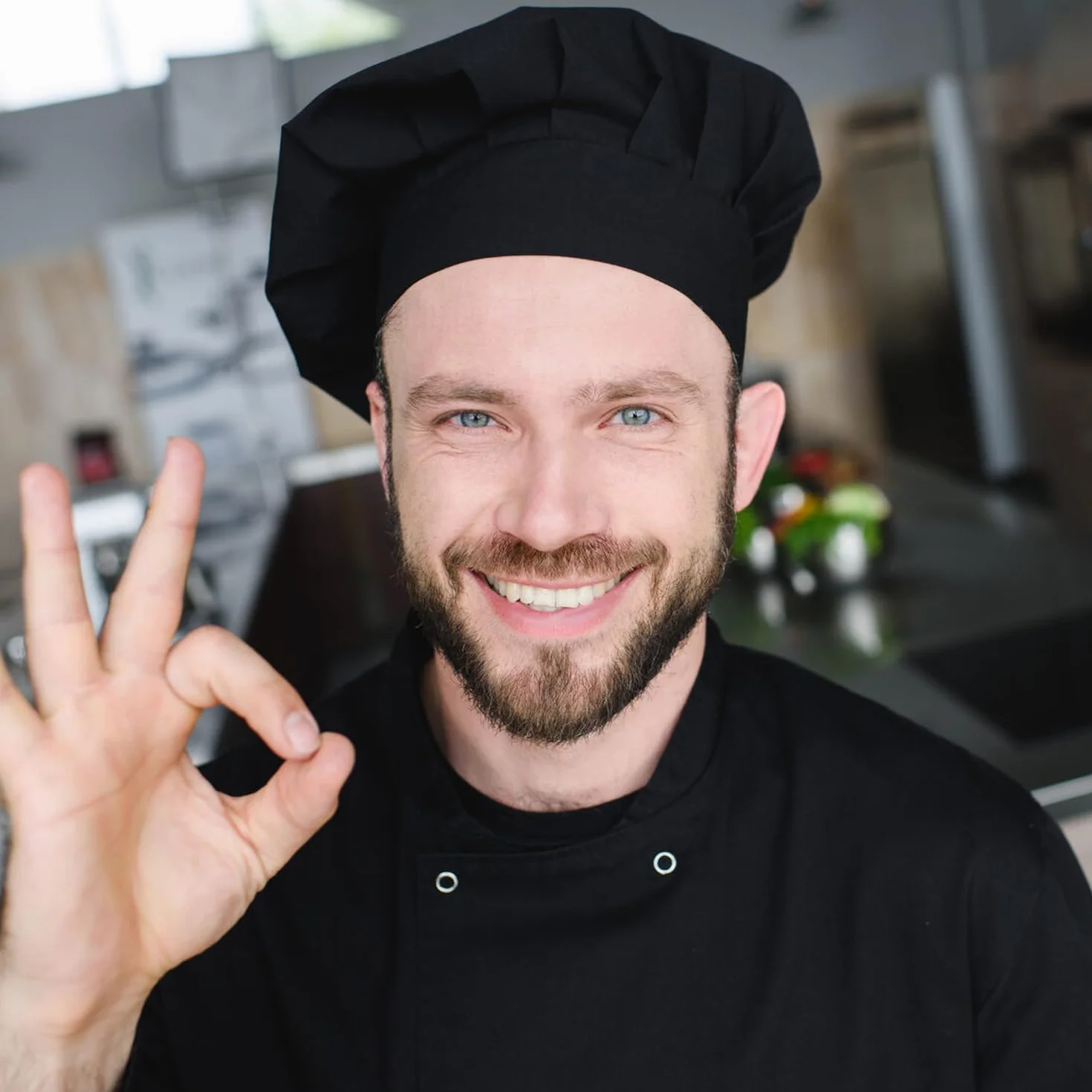 PALLTEX Nozomi LS Giacca da Cuoco Professionale e Unisex a Maniche Lunghe con I Bottoni Giacca da Cuoco Ristorante Divisa da Cuoco