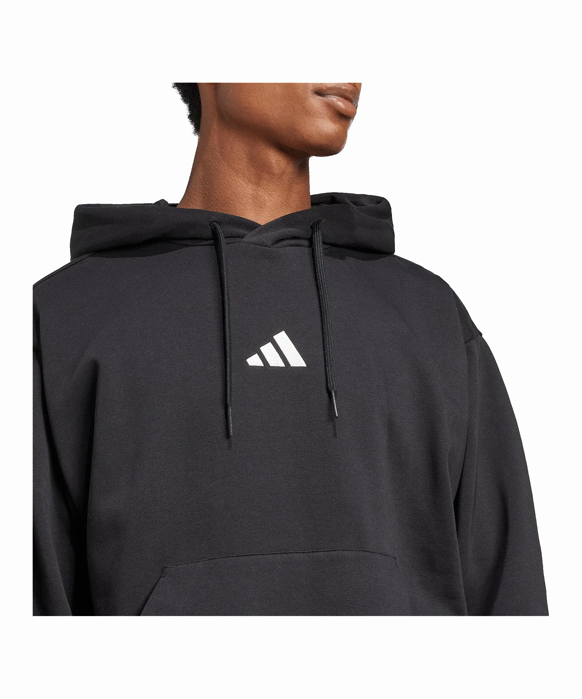 adidas Men Felpa con Cappuccio Essentials Feelcozy Fleece