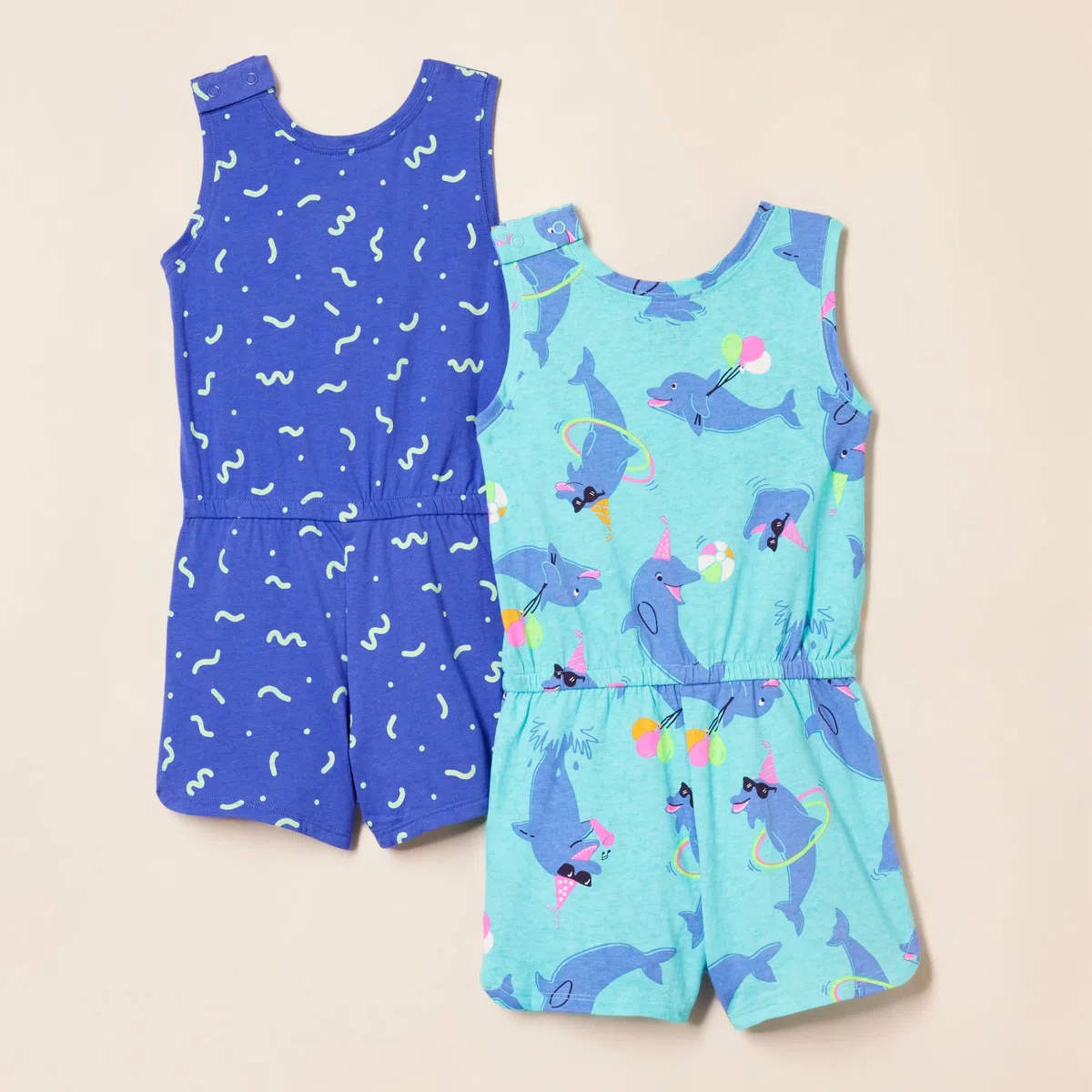 Amazon Essentials Bambine e Ragazze Tuta Corta Smanicata in Maglia