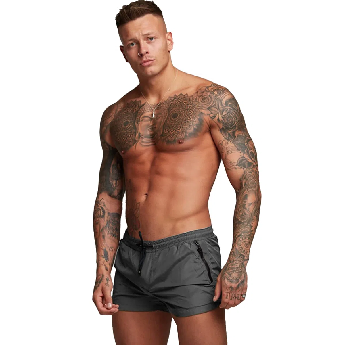 EDOTON Pantaloncini Sportivi, Uomo Slip da Bagno per Surf Hotspring sulla Spiaggia