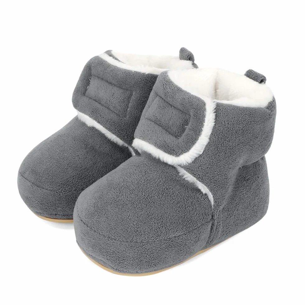 MASOCIO Unisex Stivali da Neve Neonato Invernali Stivaletti Scarpe Primi Passi con Suola Gomma Antiscivolo