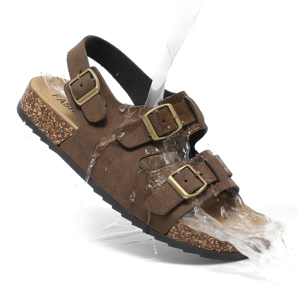 Zoccoli Uomo Sandali Estive Donna Eleganti Comodi Suola Sughero Regolabile Plantare Sandali Gomma Suole Pantofole Adulto Moda Sandalo All'aperto Ciabatte