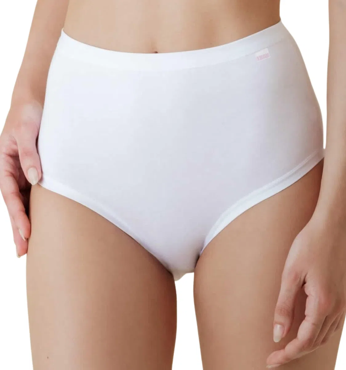Intimitaly - (Pacco da 6 Mutande da Donna in Cotone Vita Alta - Slip Donna Cotone Colori Nero o Bianche - Culotte da Donna - Intimo Traspirante e Confortevole