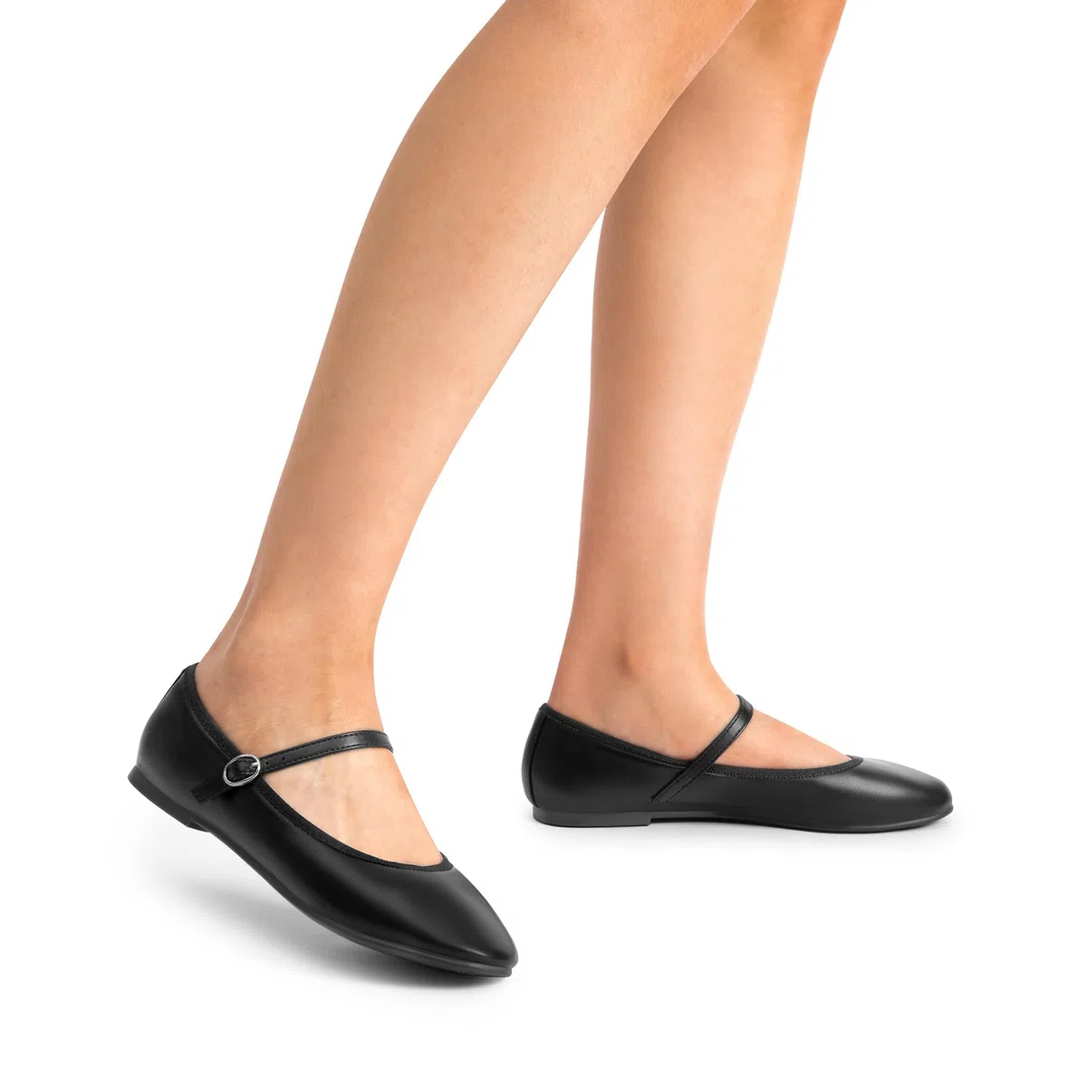 DREAM PAIRS Ballerine Mary Jane da Donna Punta Tonda Comode Eleganti Casual Slip-on da Lavoro Quotidiano Morbide Scarpe Basse