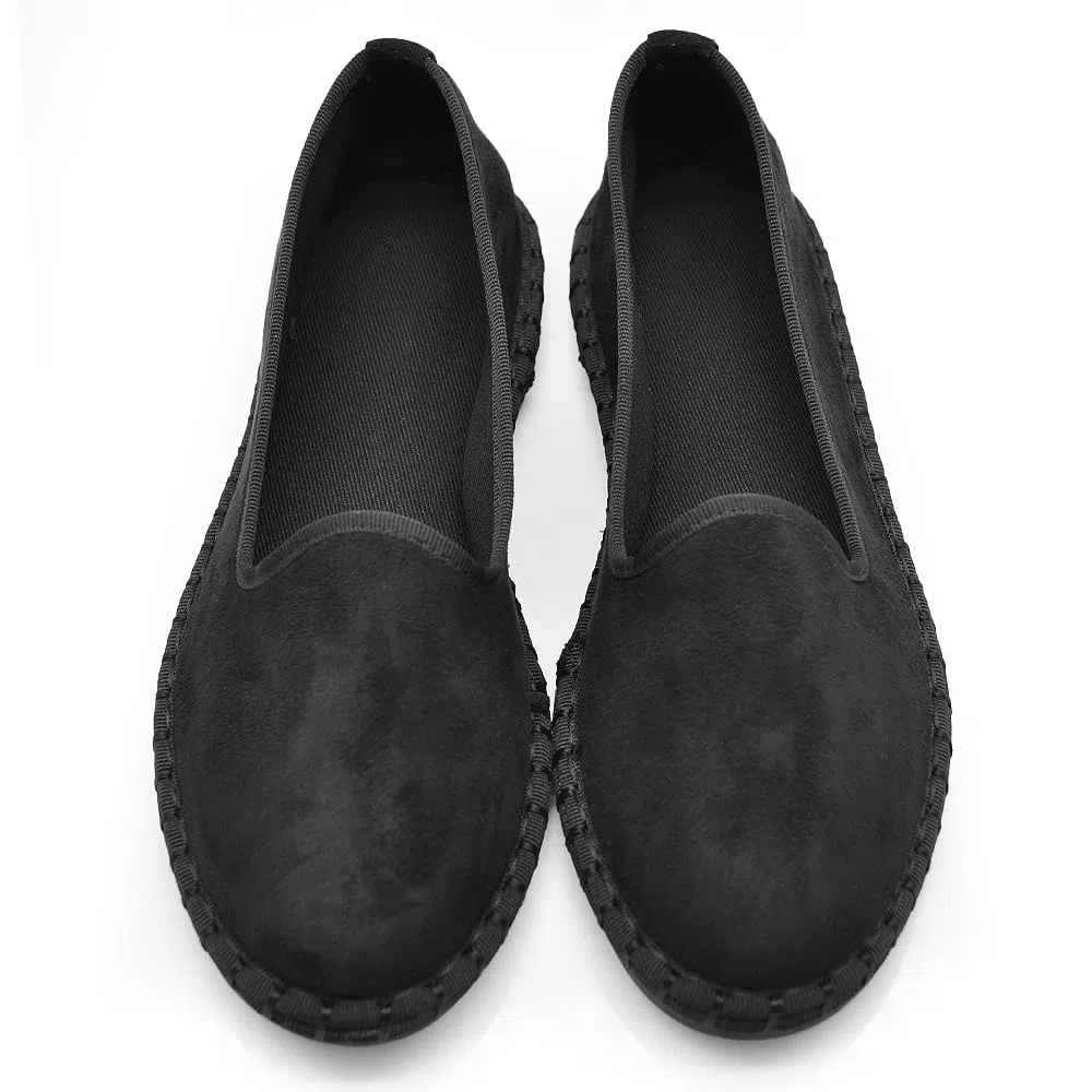 IF Fashion Ballerine Friulane Scarpe Veneziane da Donna in Cinigia/Camoscio Sintetico 24012