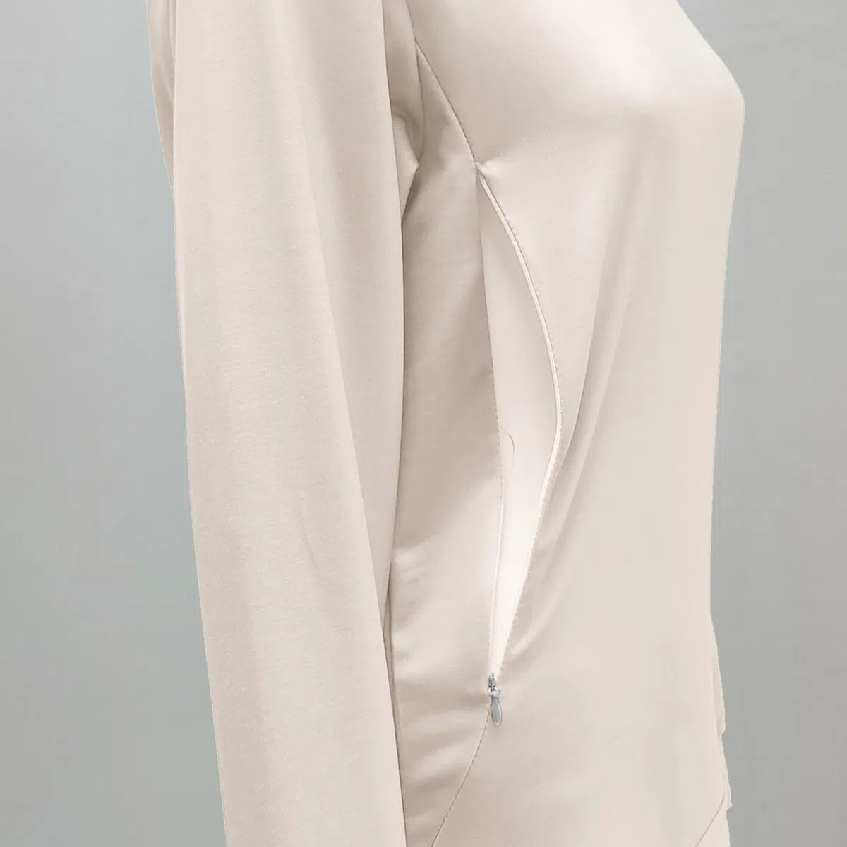 Felpa per Allattamento Premaman Causale da Donna Comoda Zip Pullover per Allattamento al Seno Top Maglione Boobery della Mamma Copri Infermieri