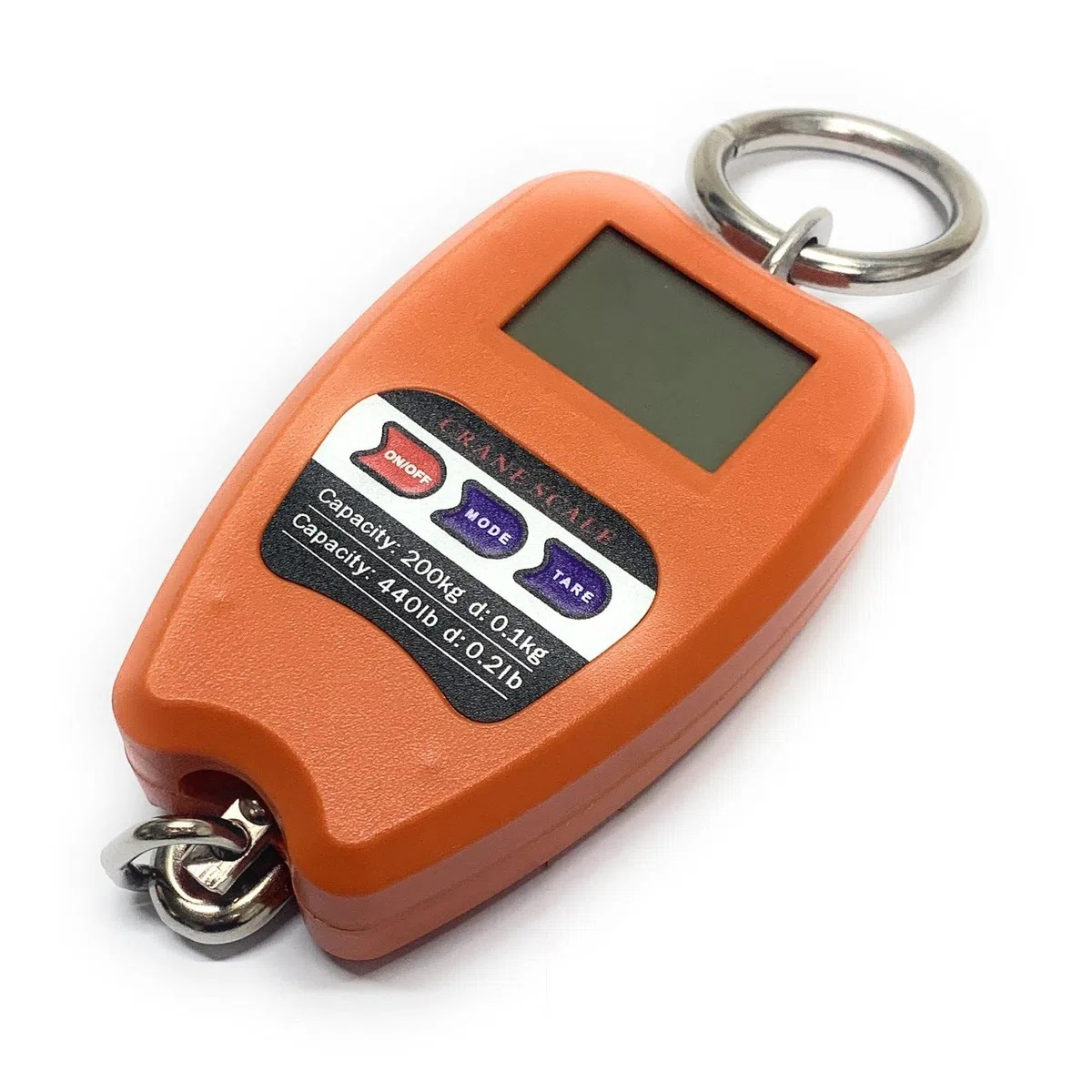 TEMPO DI SALDI Bilancia con Gancio Professionale Dinamometrica Max 200 Kg con Schermo Retroilluminato, Bilancia Digitale Pesa Valigia da Viaggio Portatile