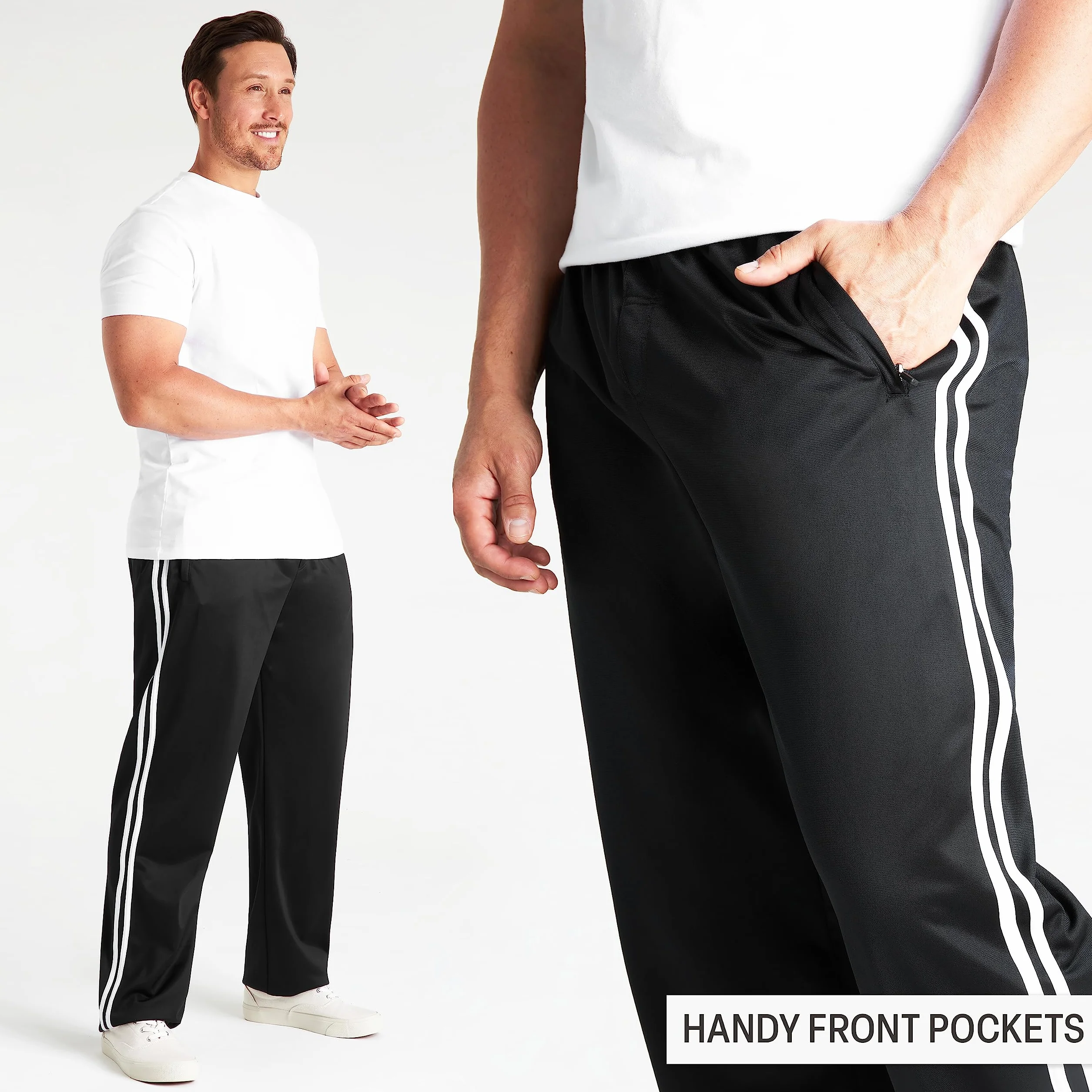 CityComfort Pantaloni Tuta Uomo Adolescenti, Pantalone con Tasche con Cerniera, Pantaloni Palestra, Regalo per Lui