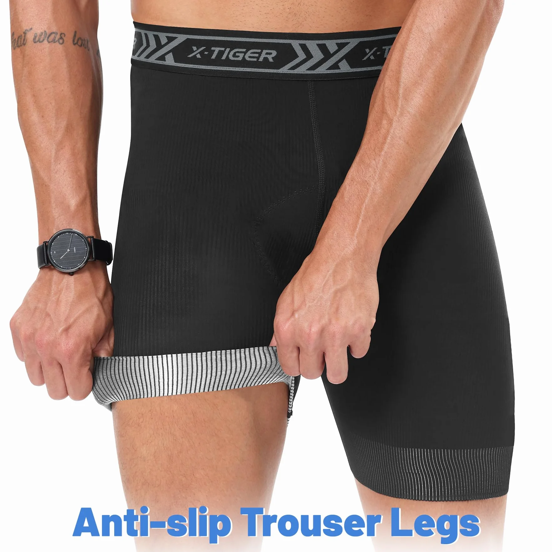 X-TIGER Pantaloncini Ciclismo Uomo Spugna Imbottito Traspirante Biancheria Intimo Mutande Pantaloni MTB Boxer Bici
