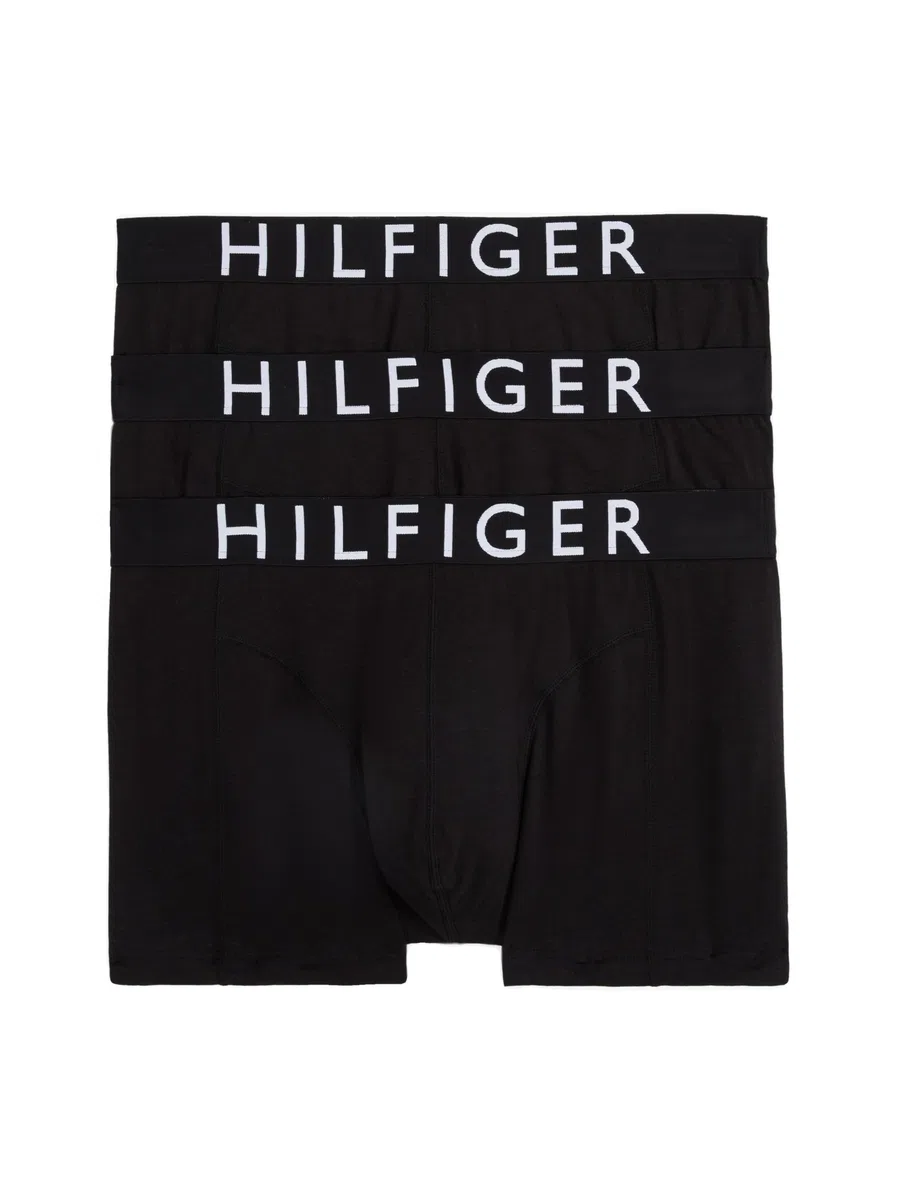 Tommy Hilfiger Uomo Pantaloncini Boxer Confezione da 3 con Fascia con Logo