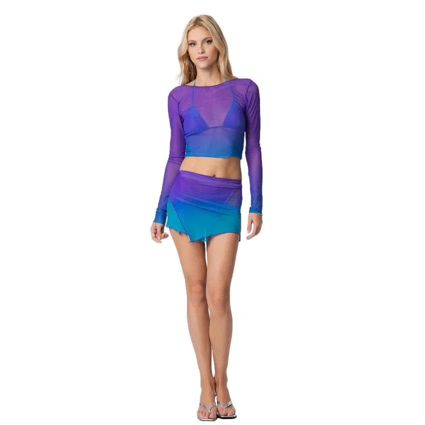 F**K effek pareo donna viola FK25-1158 - XS/S