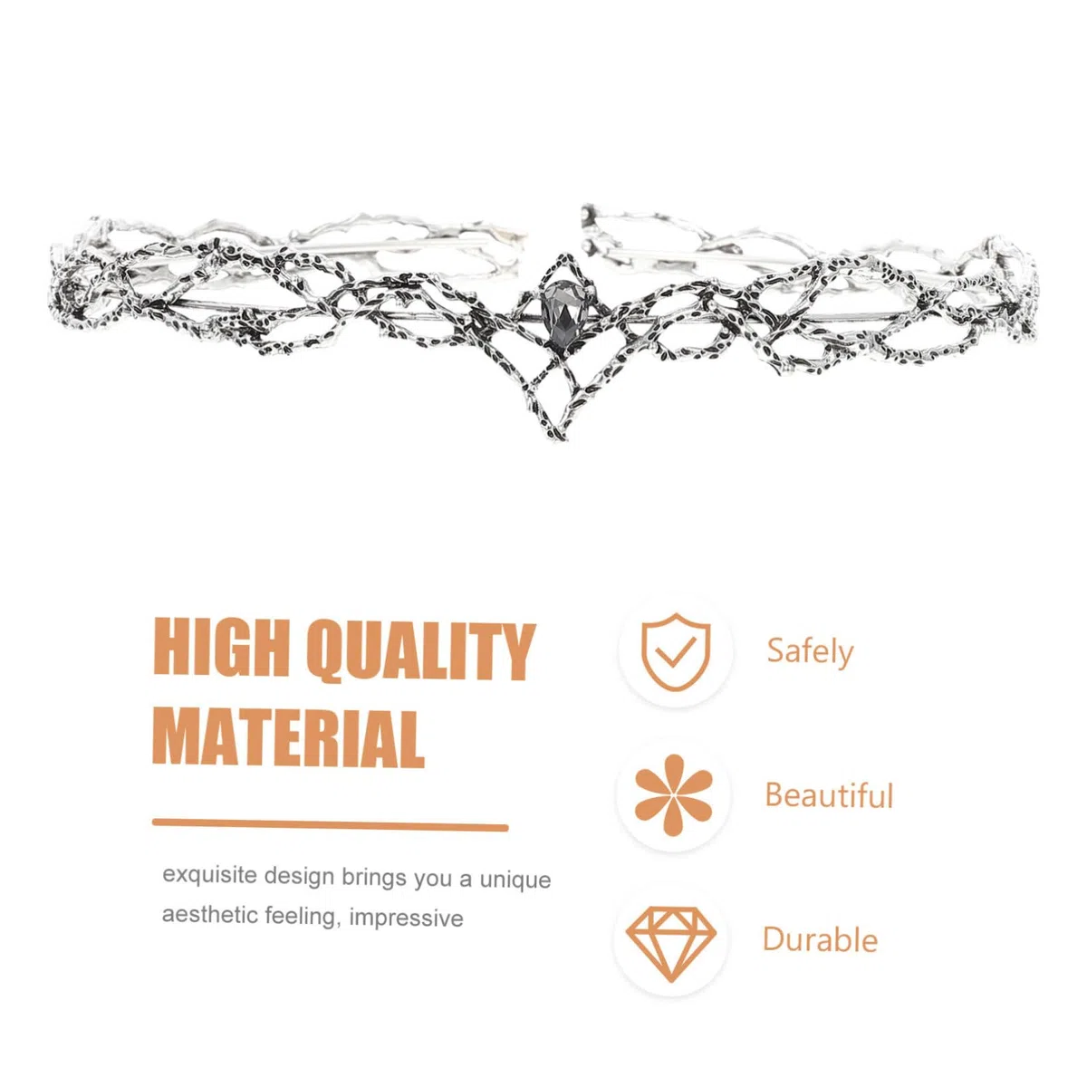 Elfo Vintage Tiaras Rhinestone Rhinestone Fairy Crystal Crystal Lega Head Abchina per Feste di Compleanno Prom Accessori Halloween