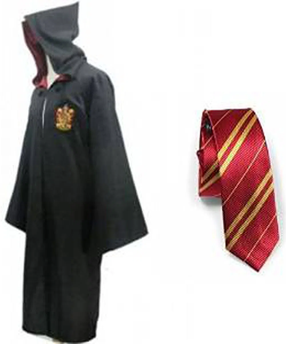 Harry Potter Giovanile Adulti Robe Mantello Grifondoro Partito del Vestito Operato Cosplay SM XL