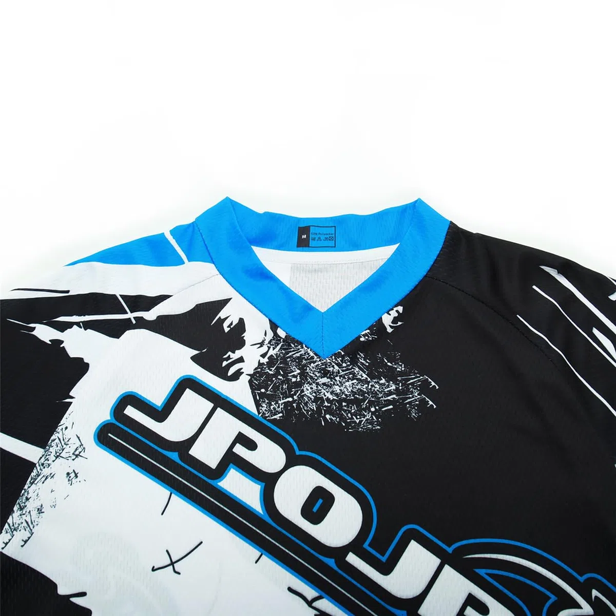 Maglia da bici da cross per ragazzi, maglietta da mountain bike per bambini, a maniche lunghe, per downhill, moto, motocross, BMX, Mx, Offroad Racing