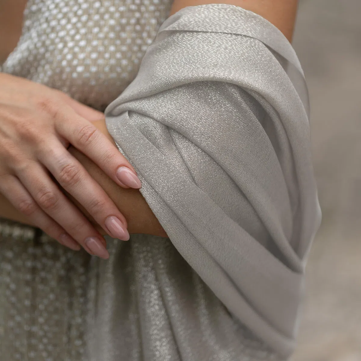 Stola Elegante Donna per Cerimonia e Matrimonio – Scialle Estivo in Seta, Coprispalle per Abito da Sera