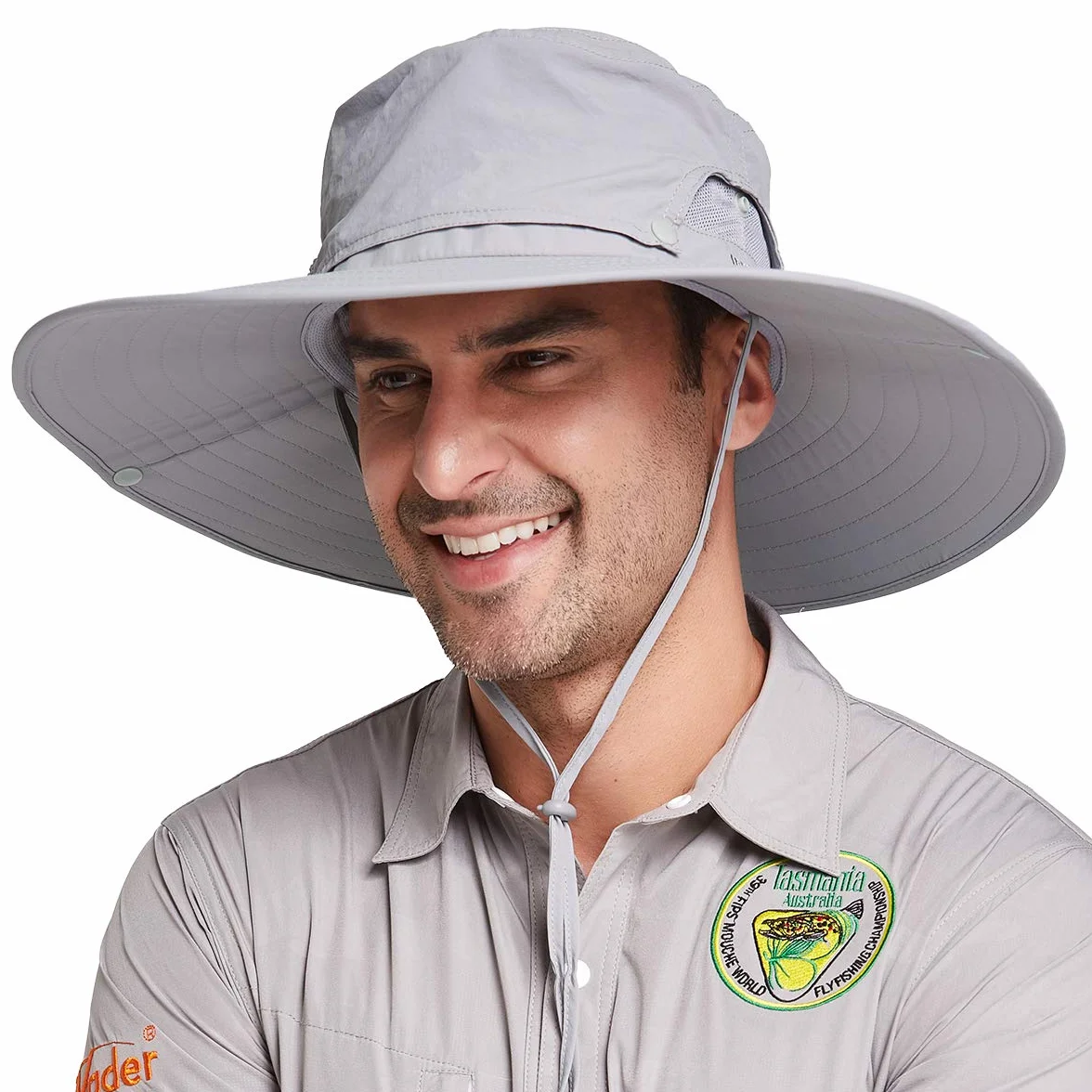 Gisdanchz UPF50+ Cappello Trekking Tesa Larga, Cappello Sole Anti UV Estivo Traspirante