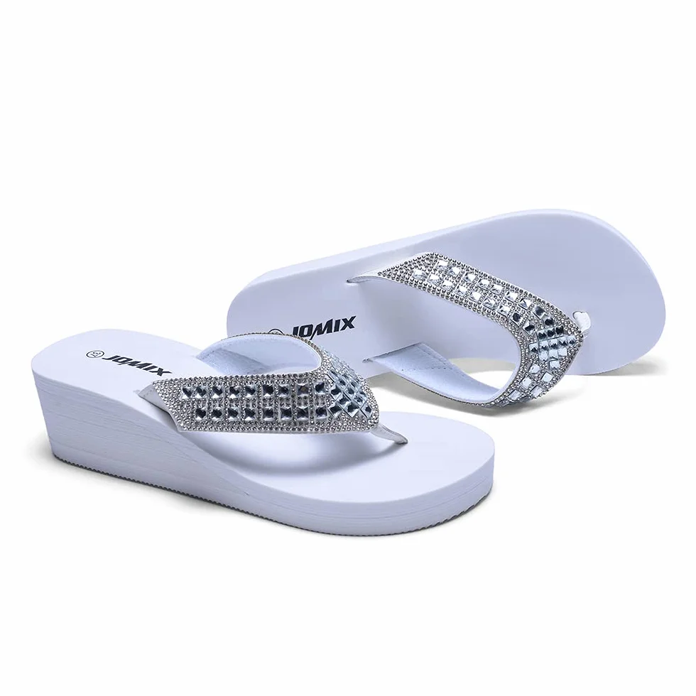 JOMIX Infradito Donna Eleganti Ciabatte Zeppa Casa Mare Piscina