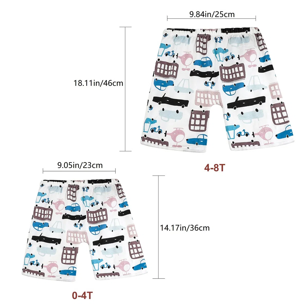 FLYISH DIRECT 2 Pezzi Pantaloni da Allenamento per Neonati Pantaloni da Pannolino assonnato Imbottitura in Cotone Intimo da vasino Intimo per Pannolini