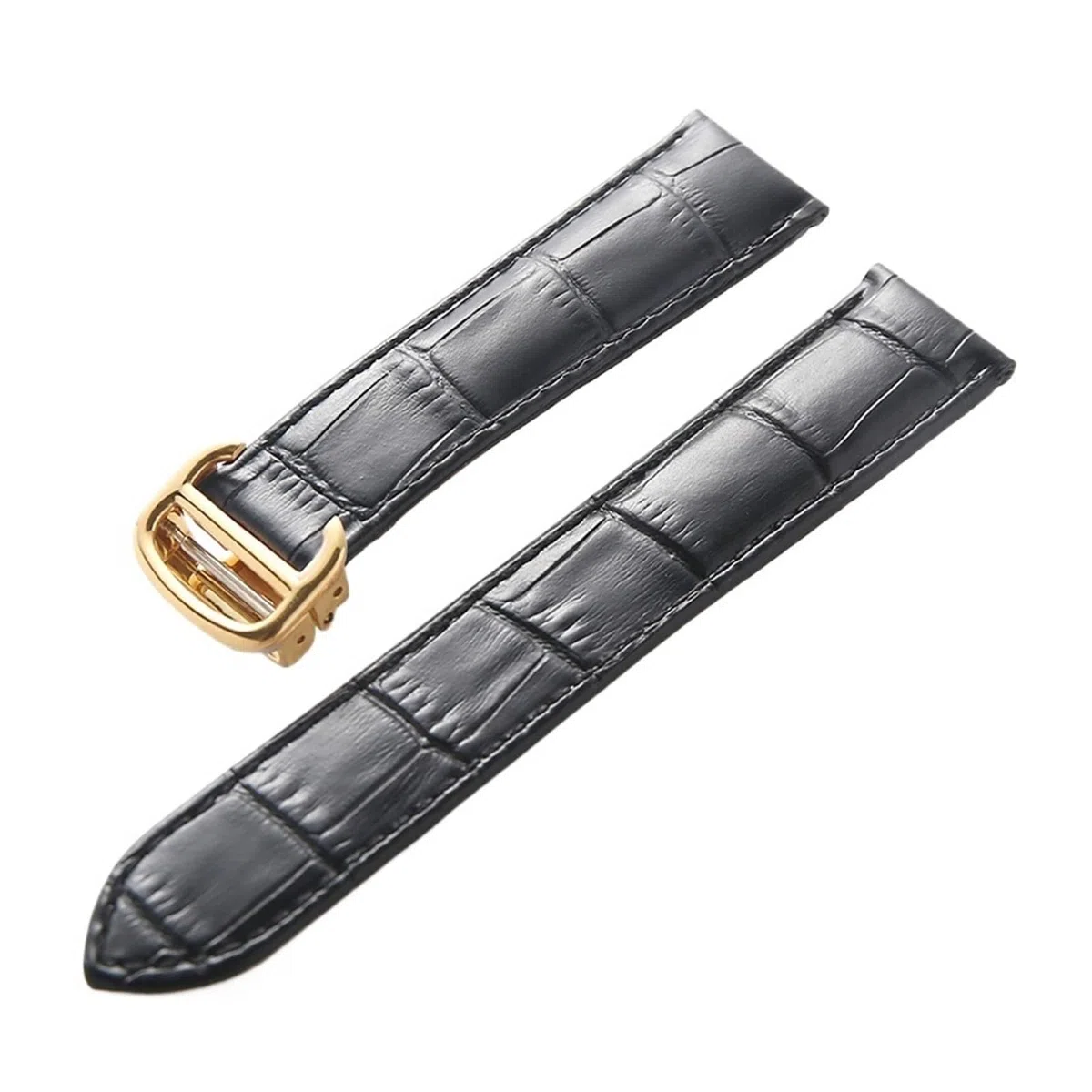 Cinturino In Pelle Compatibile Con Cinturino Cartier Tank Solo In Pelle Di Vacchetta 22 Mm Accessori For Cinturini For Orologio Con Fibbia Pieghevole For Uomo E Donna