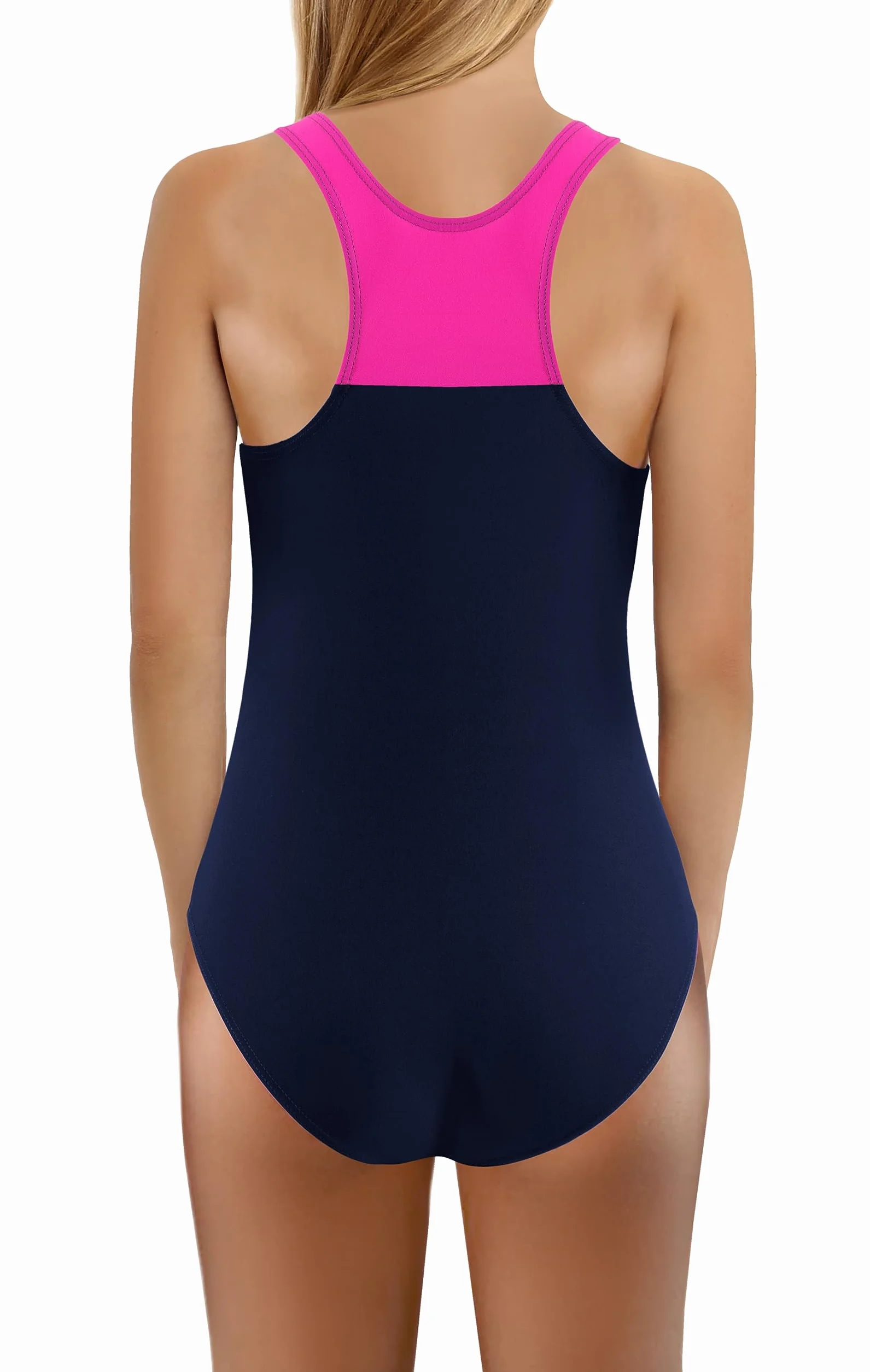 sesto senso Costume da Bagno Ragazza Sportivo Costume Intero Opaco Bimba