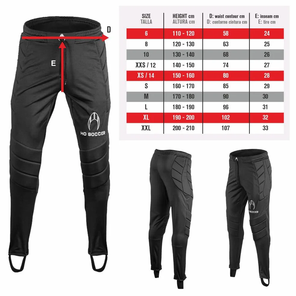 Ho Soccer 0505555 Pantaloni Lunghi Portiere Unisex - Adulto