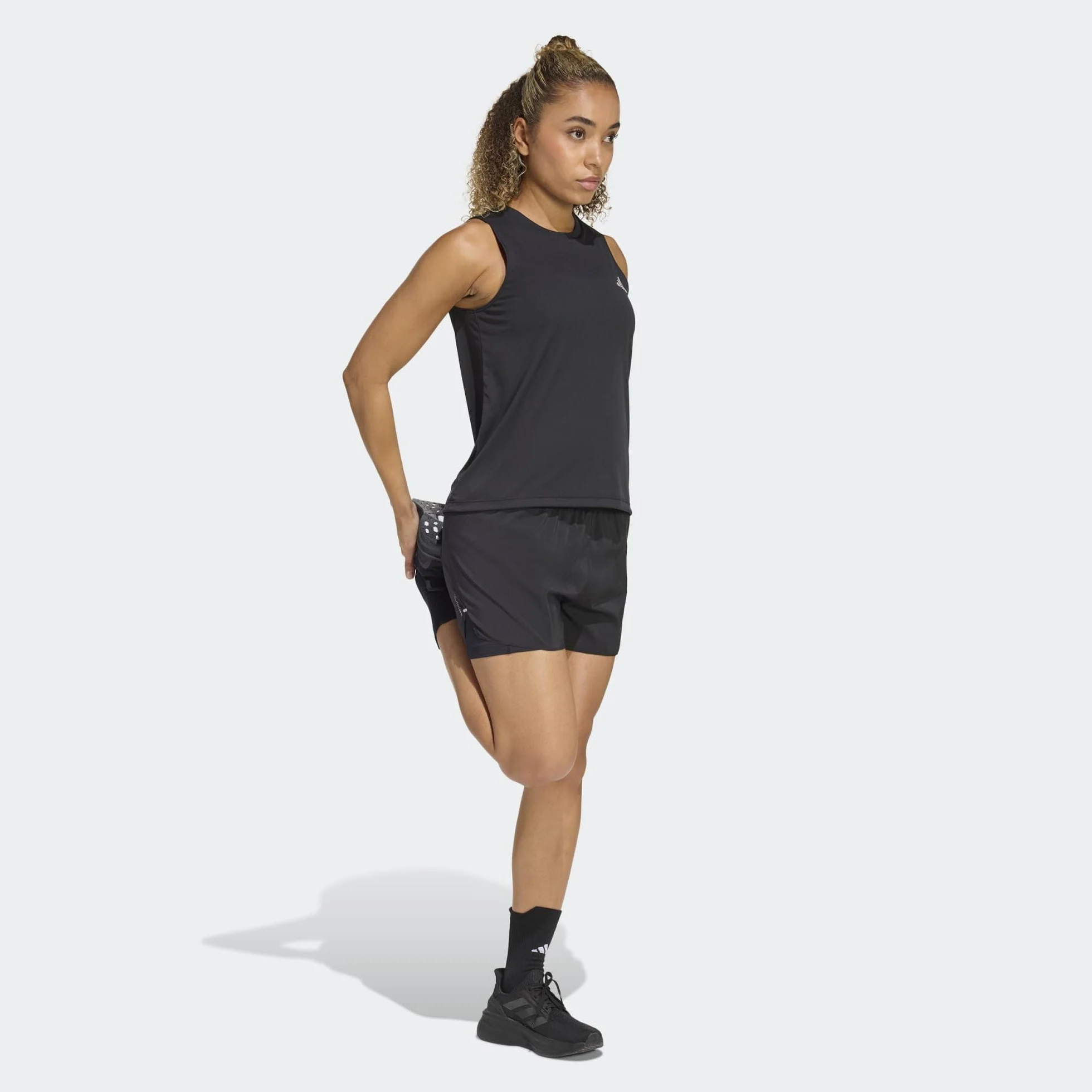 adidas - Adi365 Running Essentials 2in1 Shorts, Pantaloncini Donna
