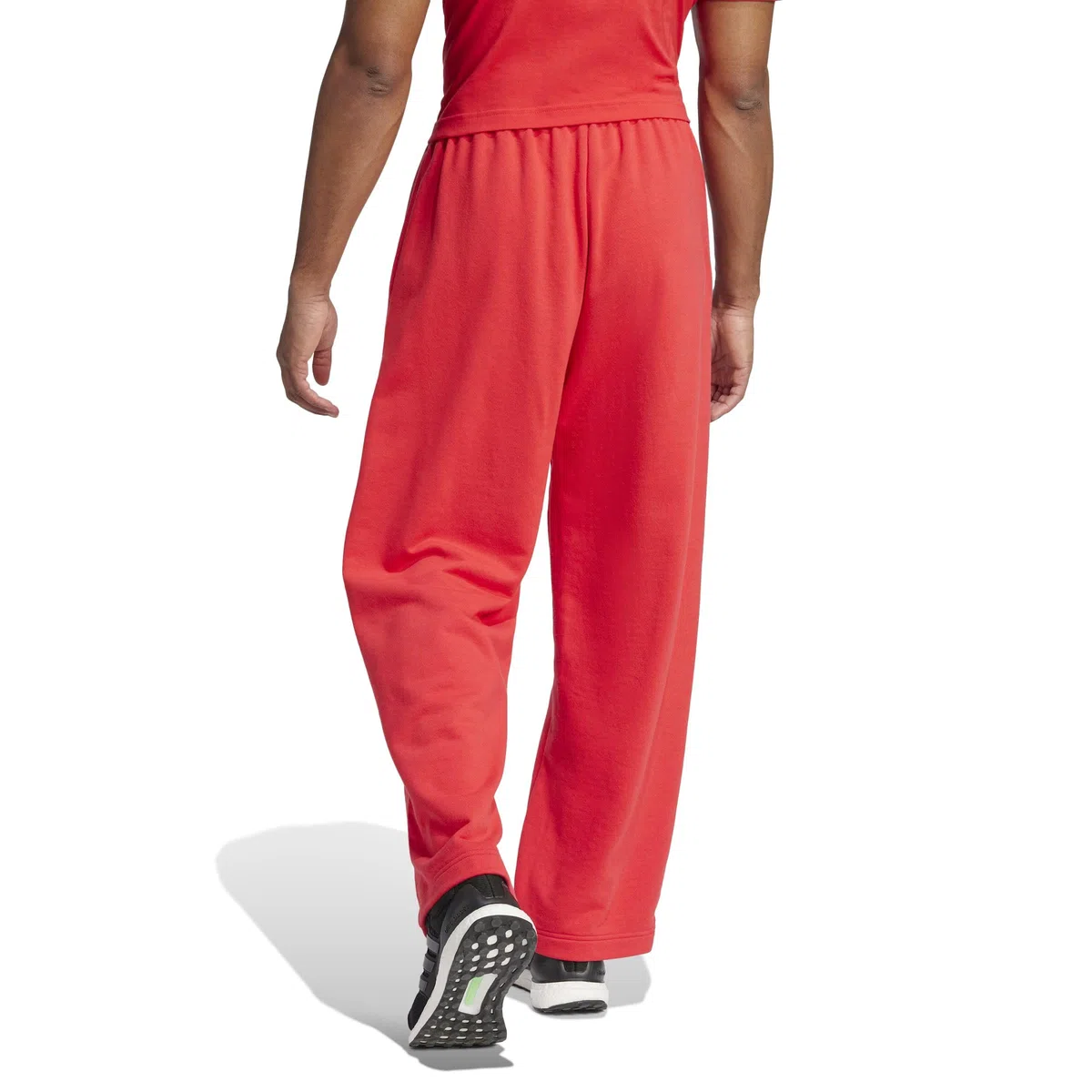 Adidas Uomo Essentials Wide Leg Three Bar Pant
