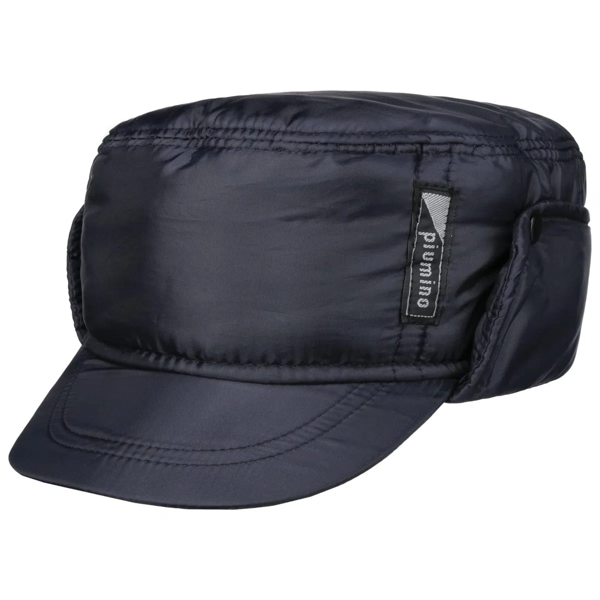 Lipodo Piumino Armycap con copriorecchie Uomo - Berretto Idrorepellente Foderato - Berretto da Uomo in Cotone - Cappellino Autunno/Inverno - Cappellino Invernale